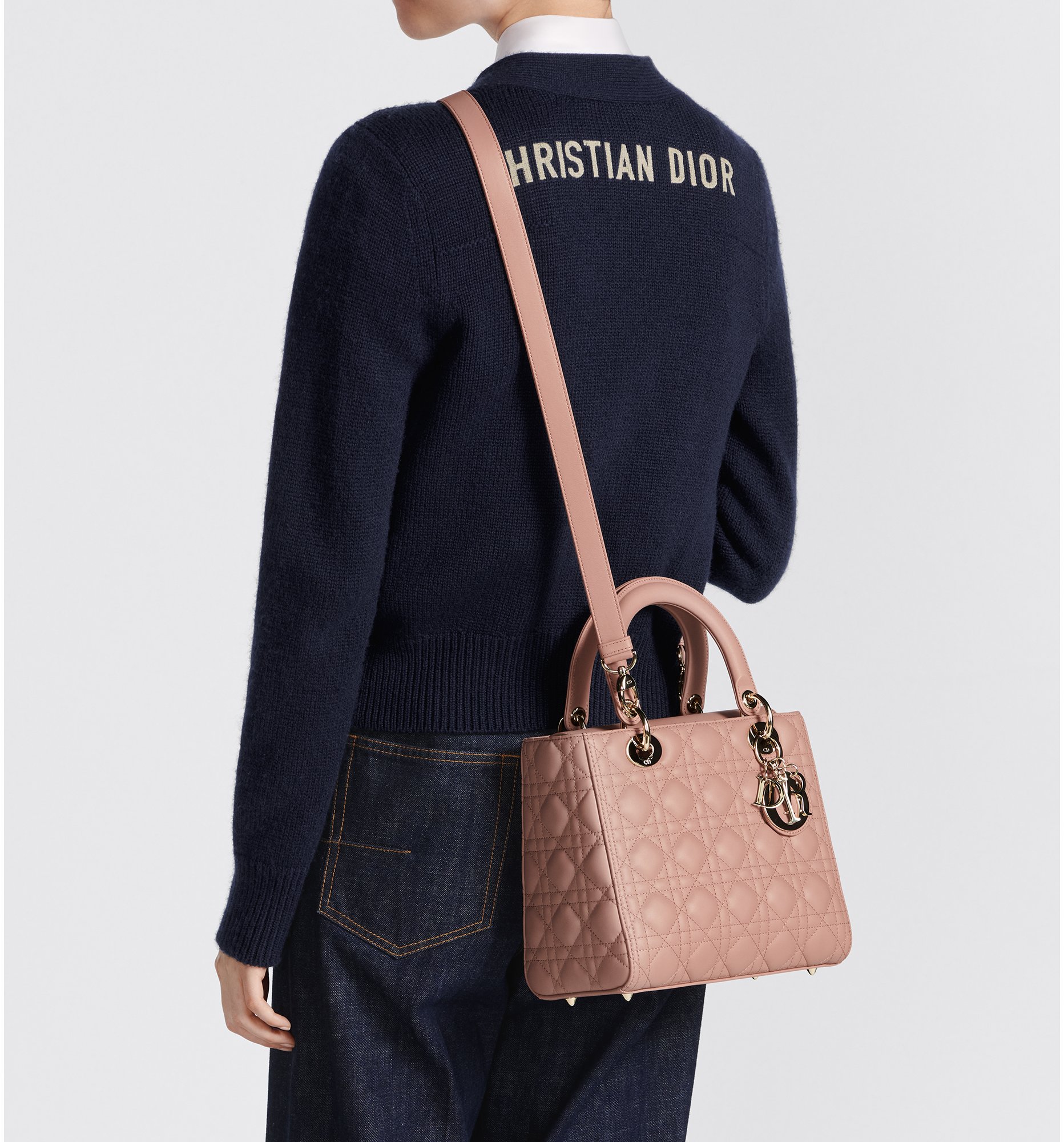 aria_look Medium Lady Dior Bag Top shot view