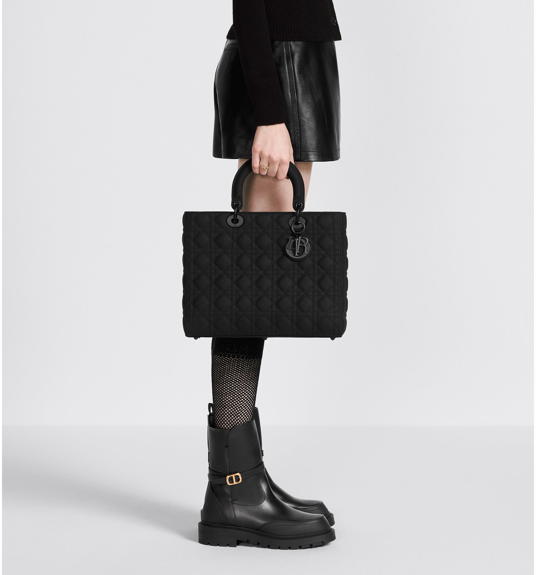 Dior matte black lady dior outlet