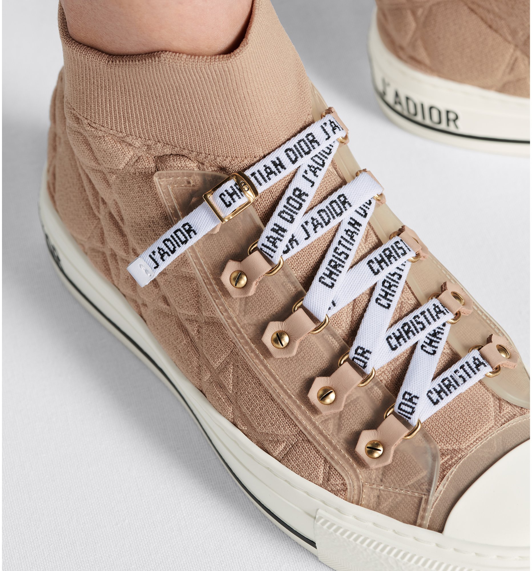 Walk n Dior Sneaker Nude Macrocannage Technical Mesh DIOR