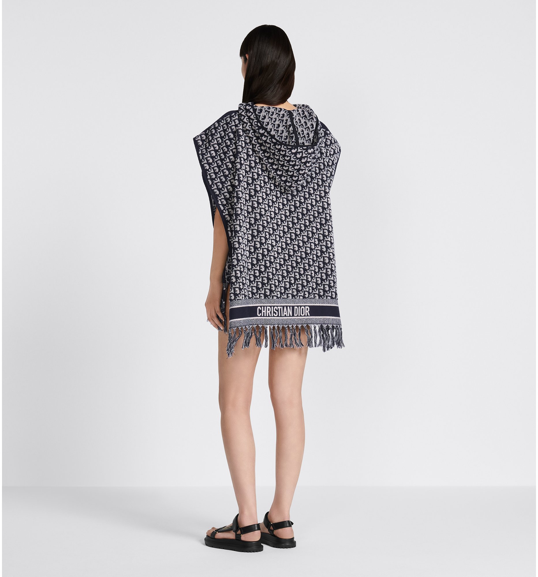 Dior hooded poncho new arrivals