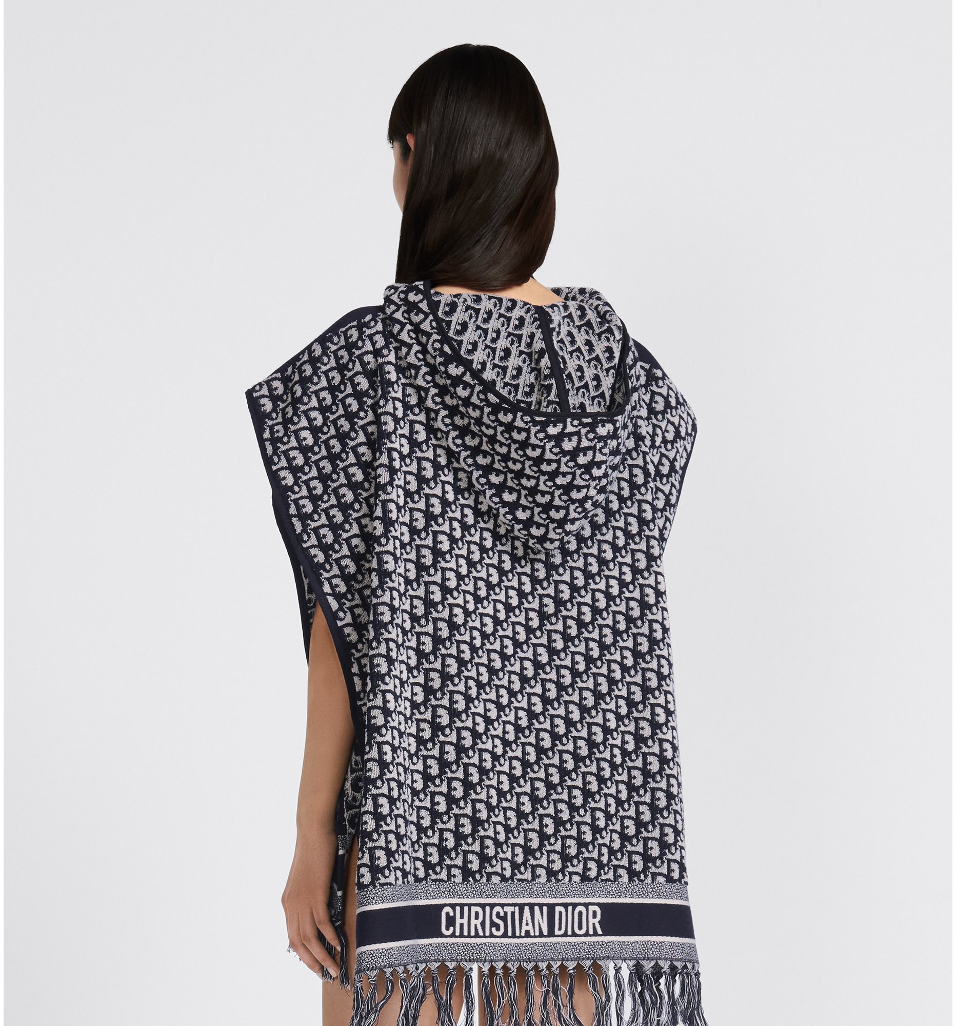 Christian dior hooded poncho outlet