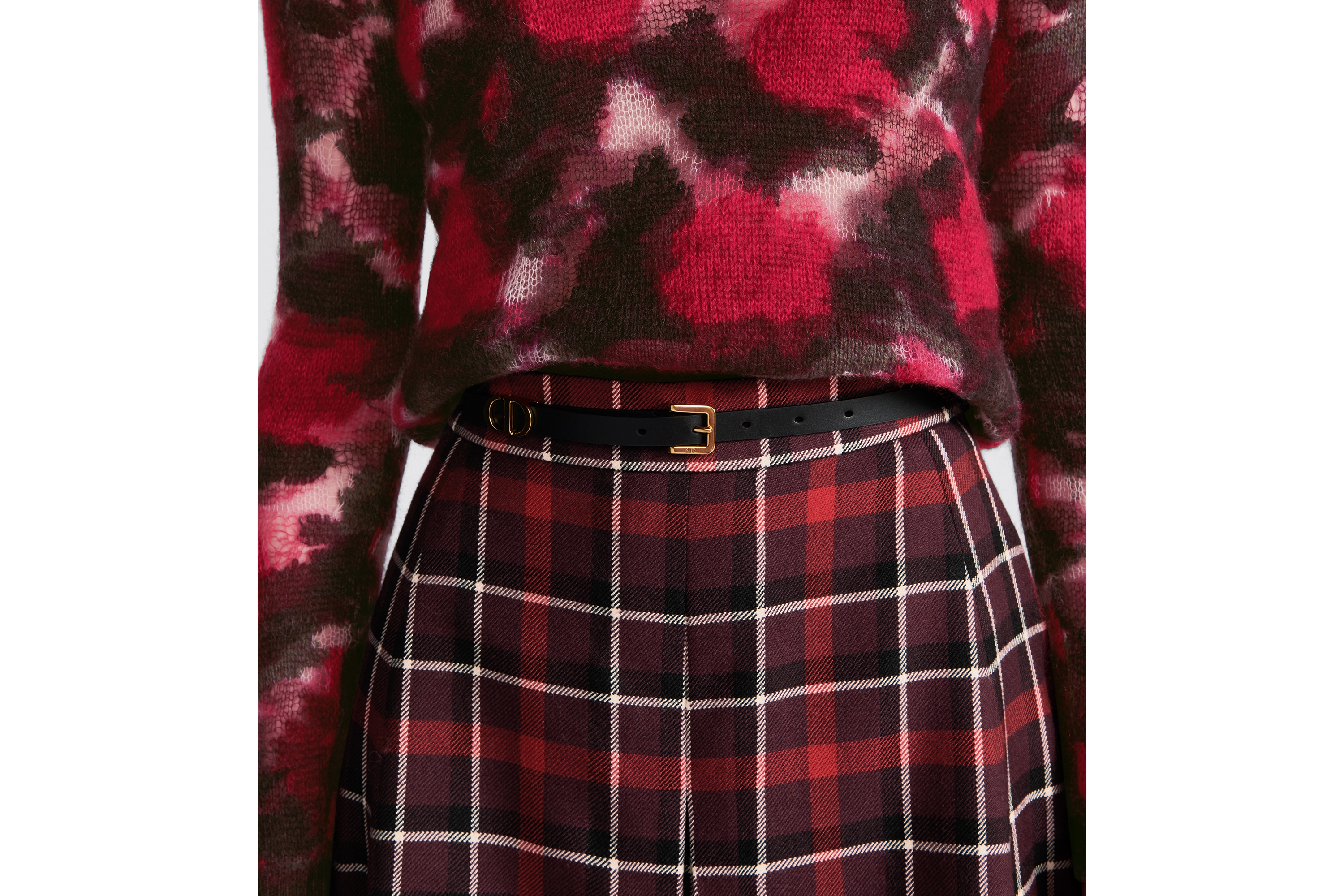 look_image_alt_prefix 30 Montaigne-riem met lus Zwart ultrazacht kalfsleer, 15 mm E13