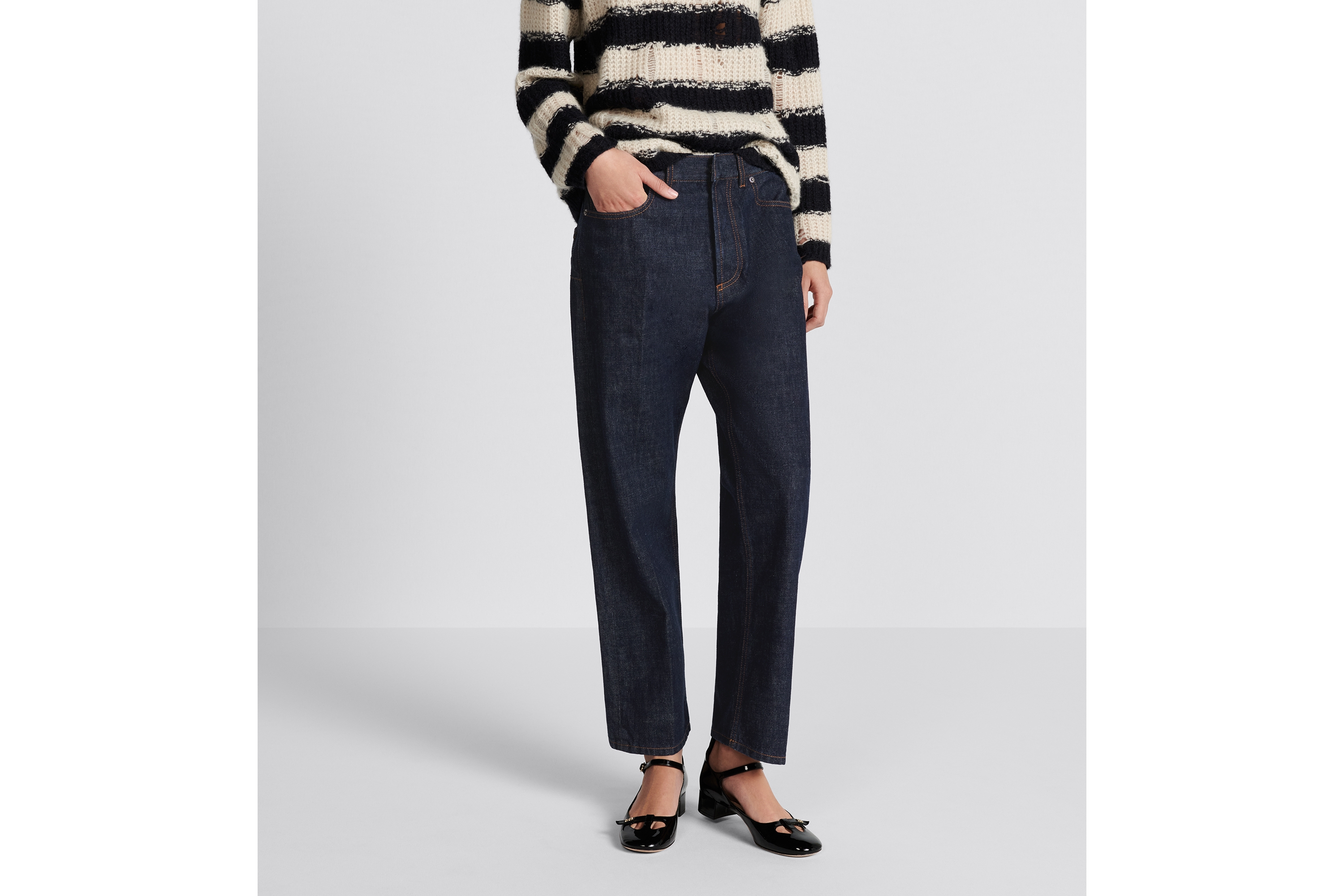 Dior 8 ボーイフレンドジーンズ D01 コットンデニム E14