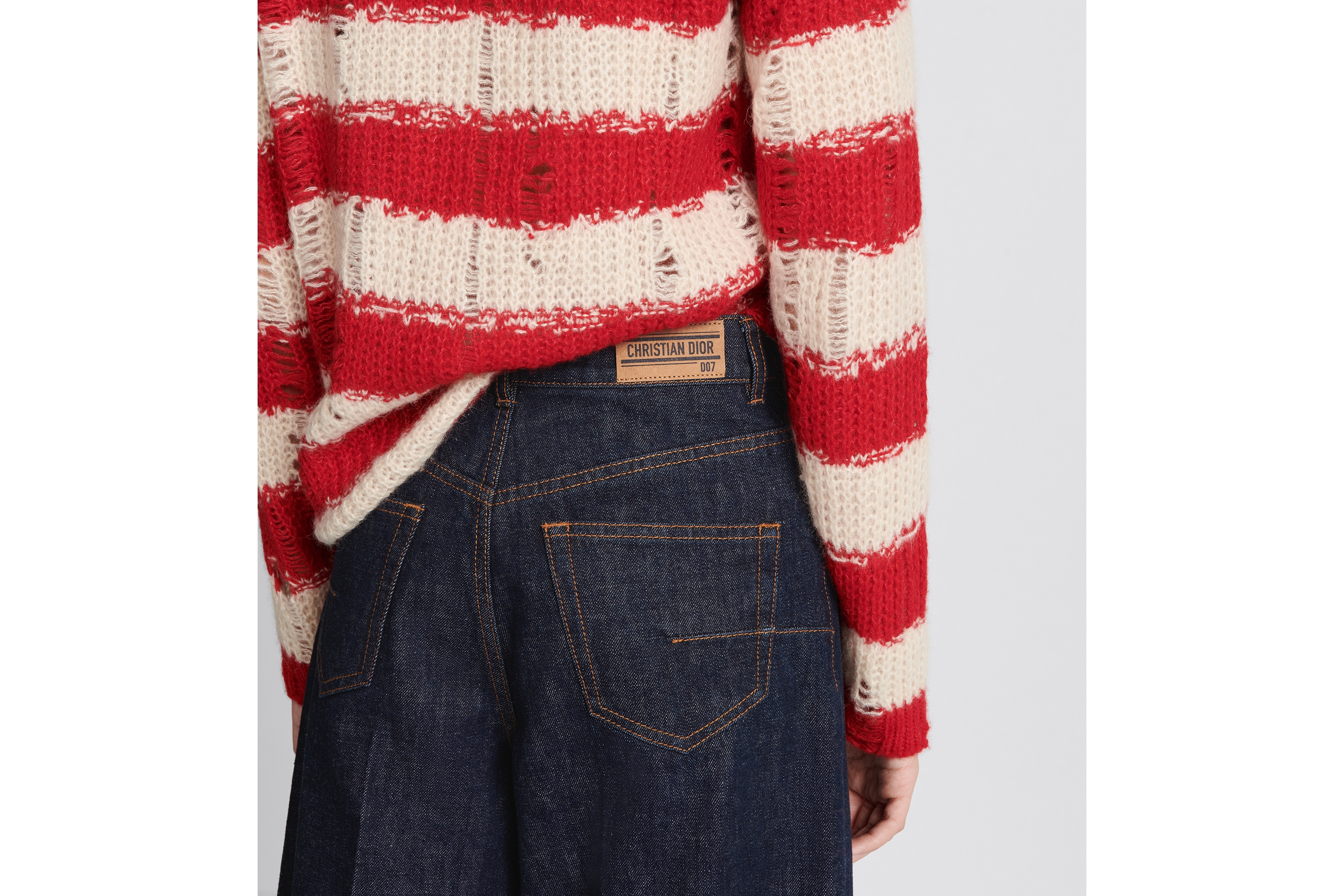 Dior 8 クロップド フレアジーンズ D07 コットンデニム E17