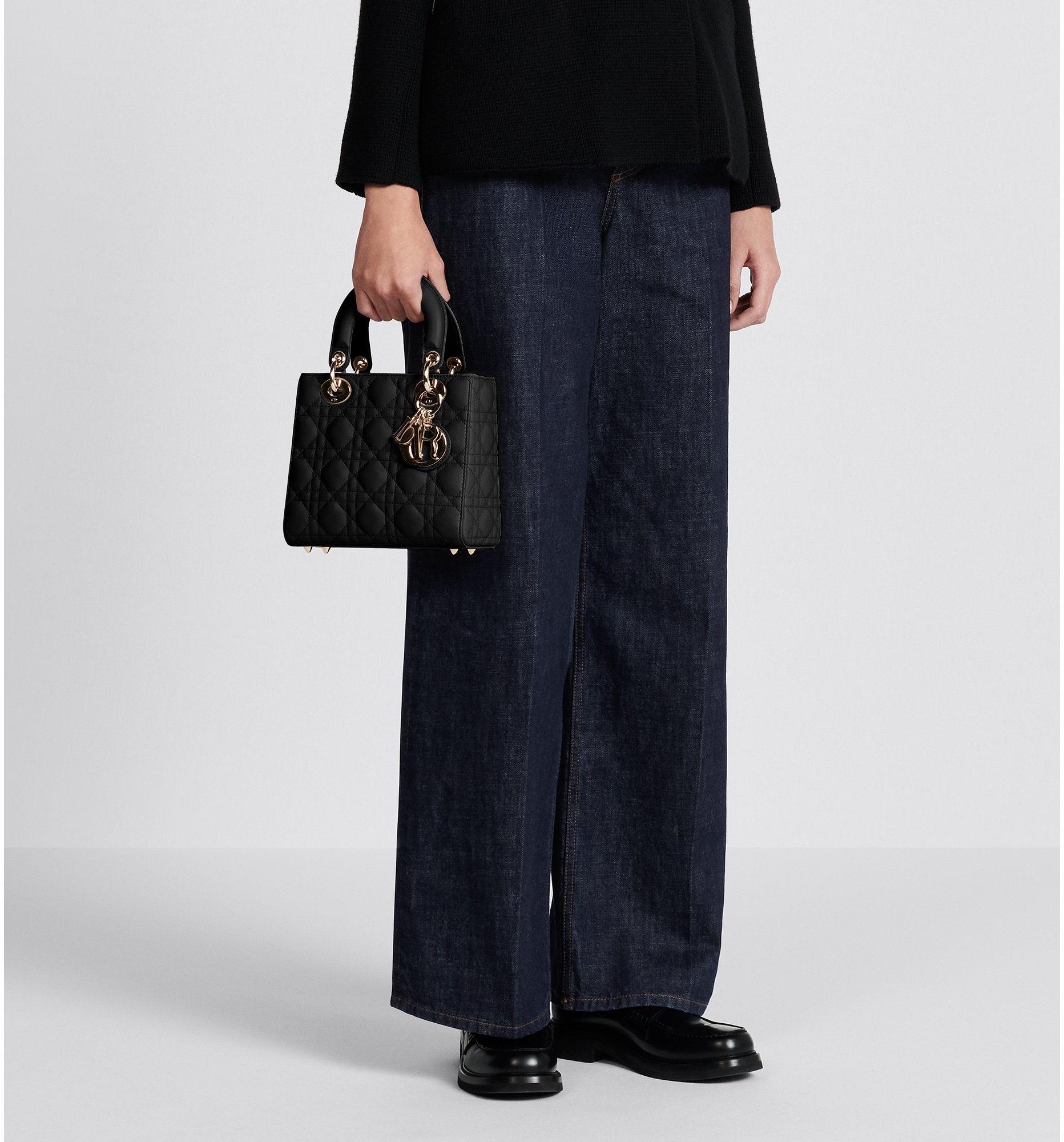 Lady dior small black hotsell