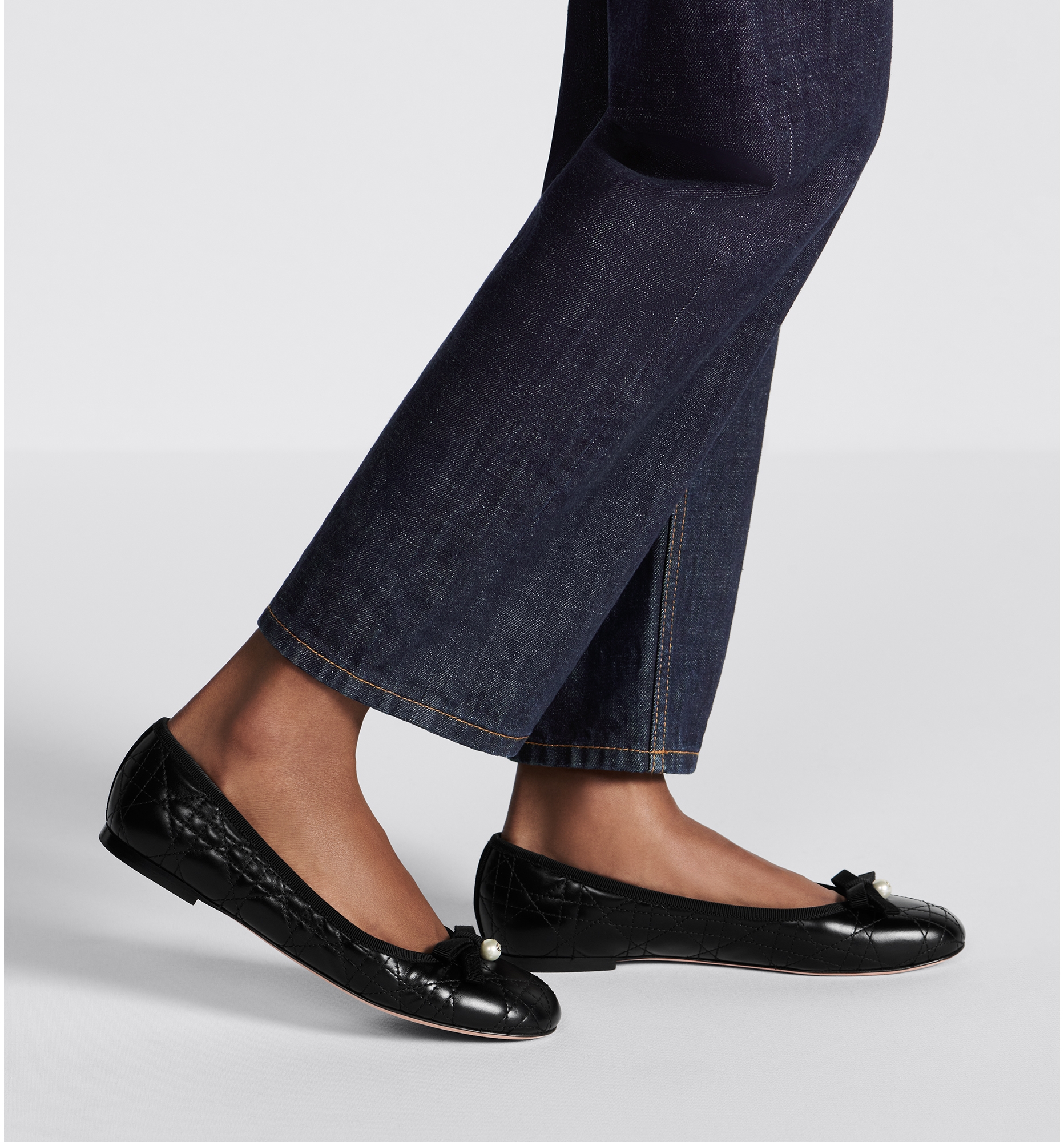 Dior Ballet Flat Black Quilted Cannage Calfskin DIOR