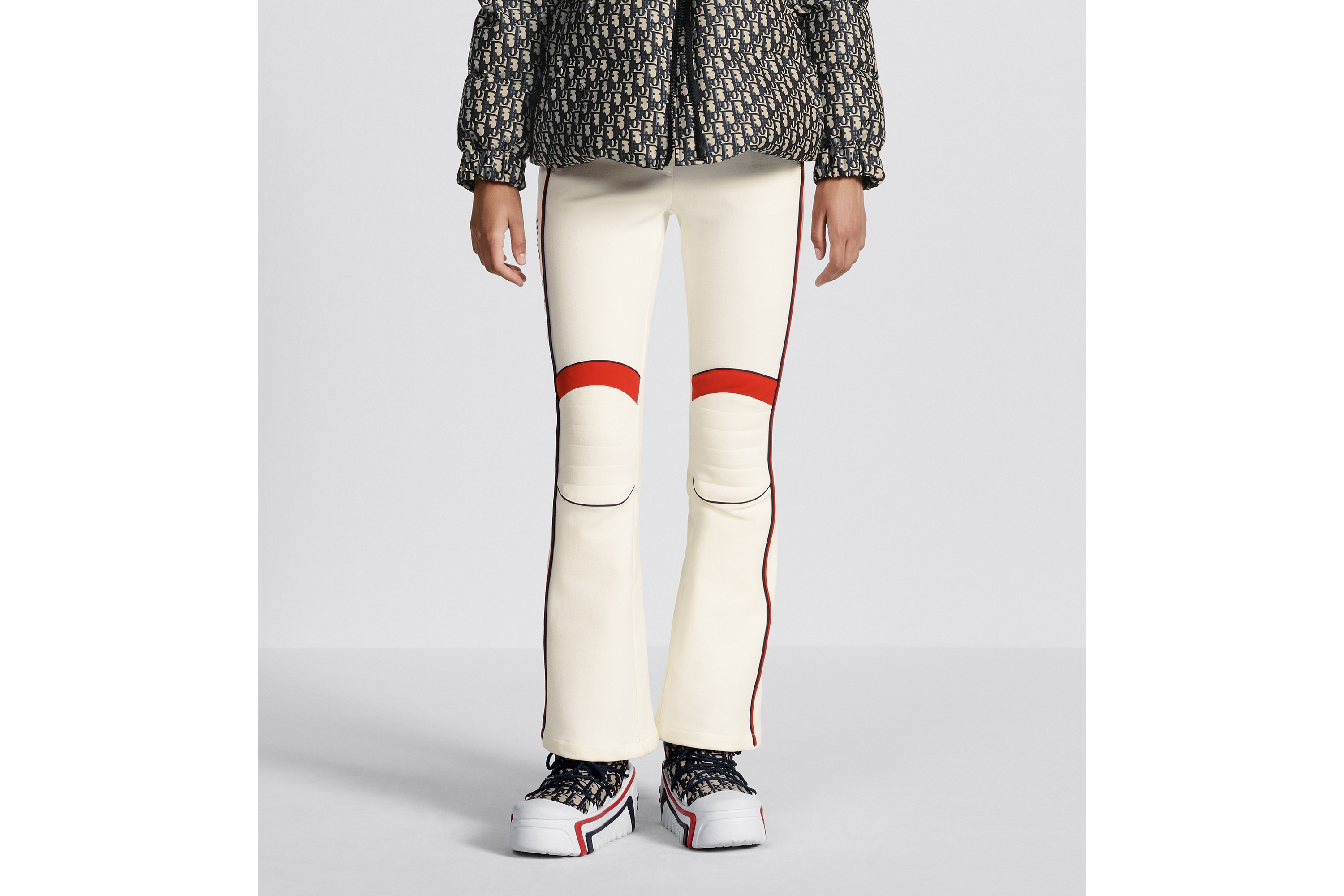Look DiorAlps Flared Ski Pants White Technical Fabric E14