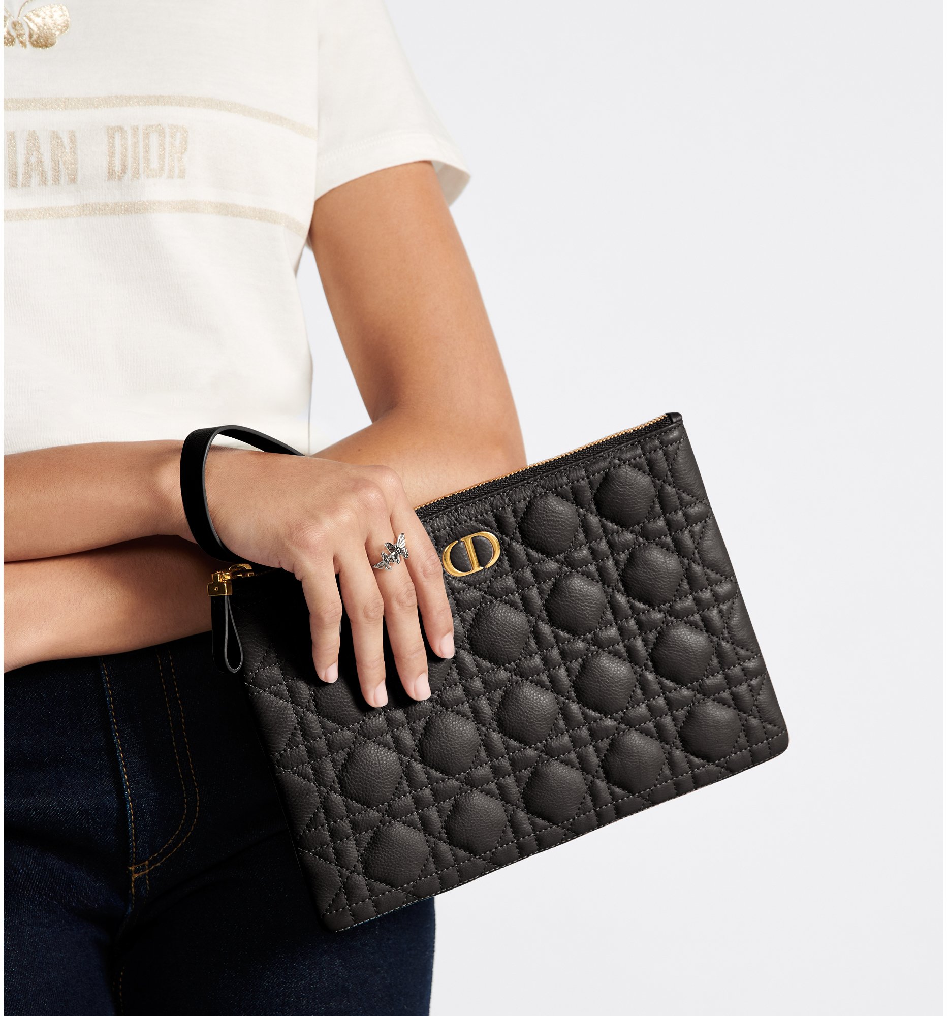 디올 미디엄 디올 카로 데일리 파우치 S5089UWHC_M900