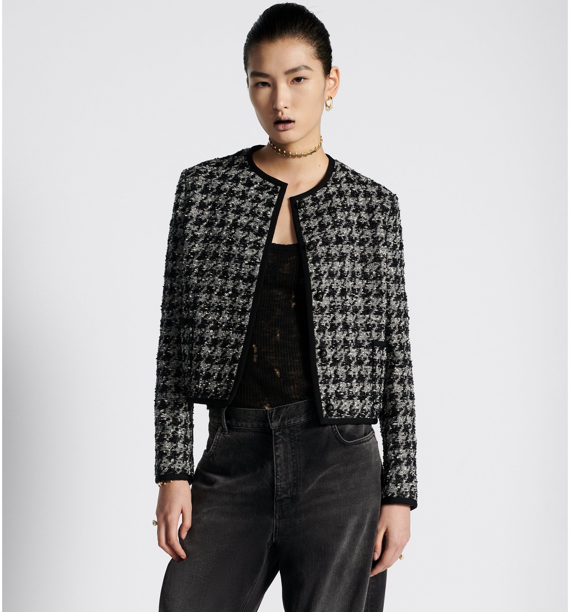 aria_look Cropped-Jacke aria_threeQuarterOpenedView