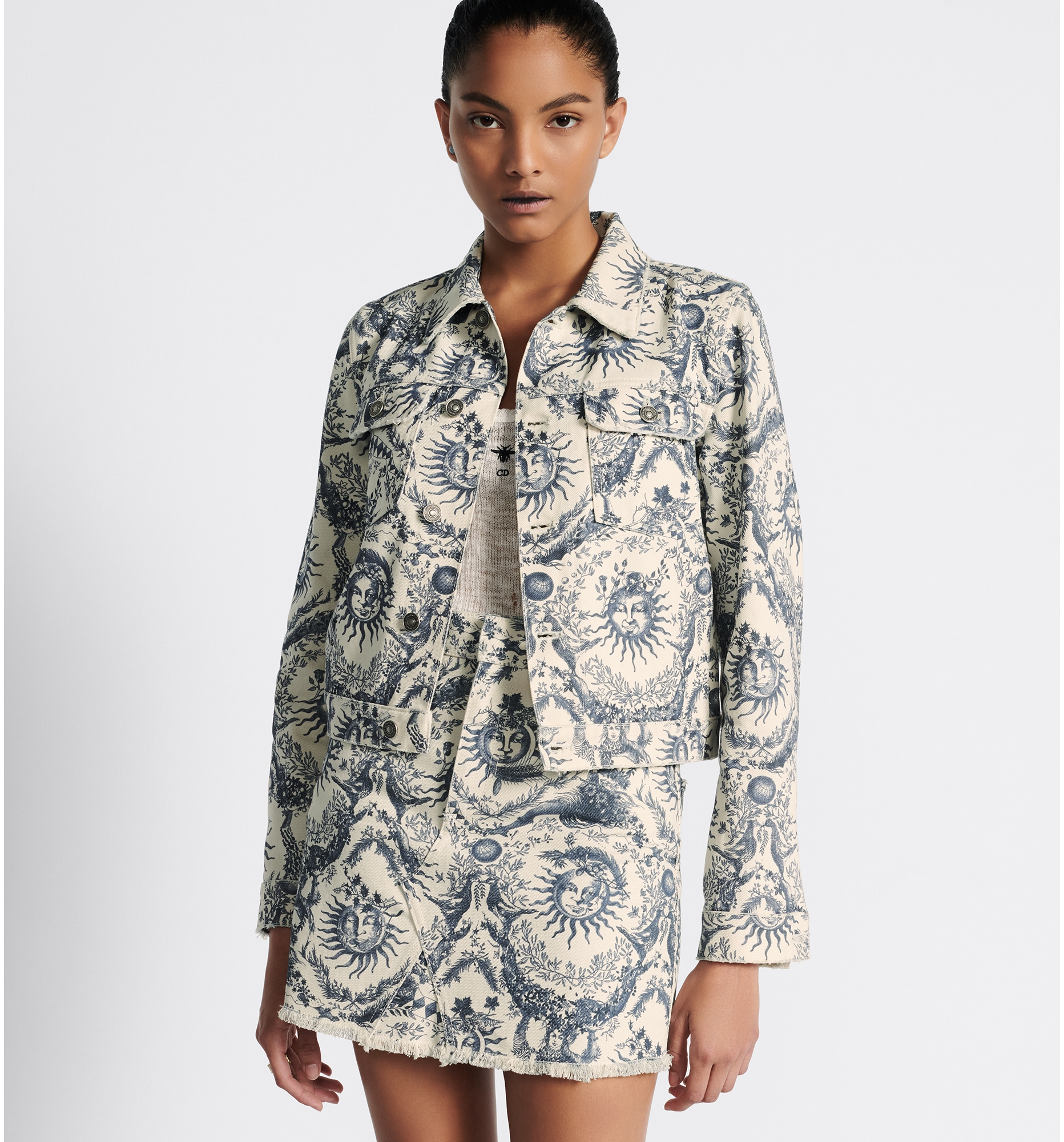 Veste en jean dior femme top