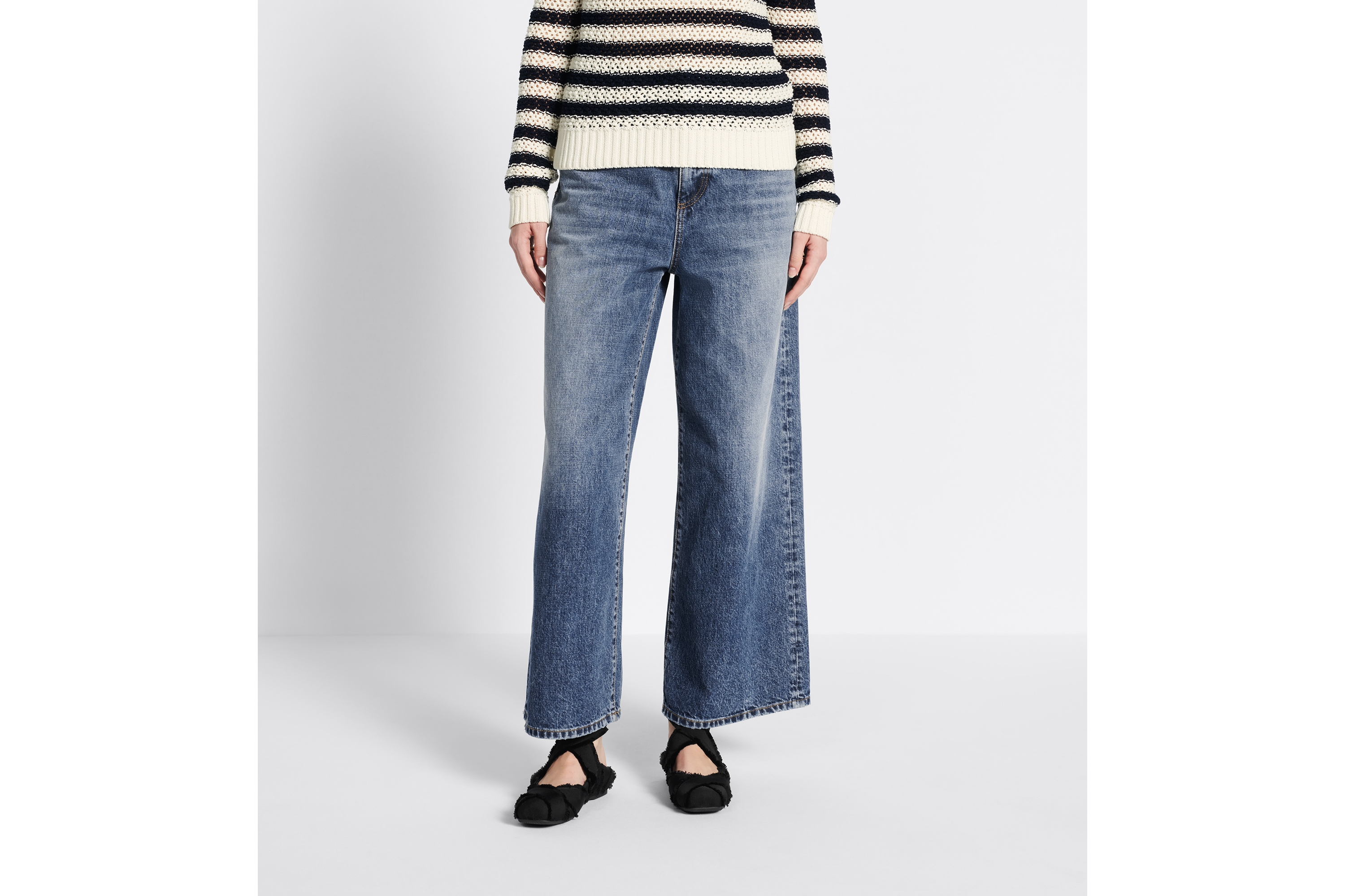 Jean Cropped Femme J Brand Taille 25 - Bleu Moyen Délavé, Coupé Skinny, Occasion Excellent état