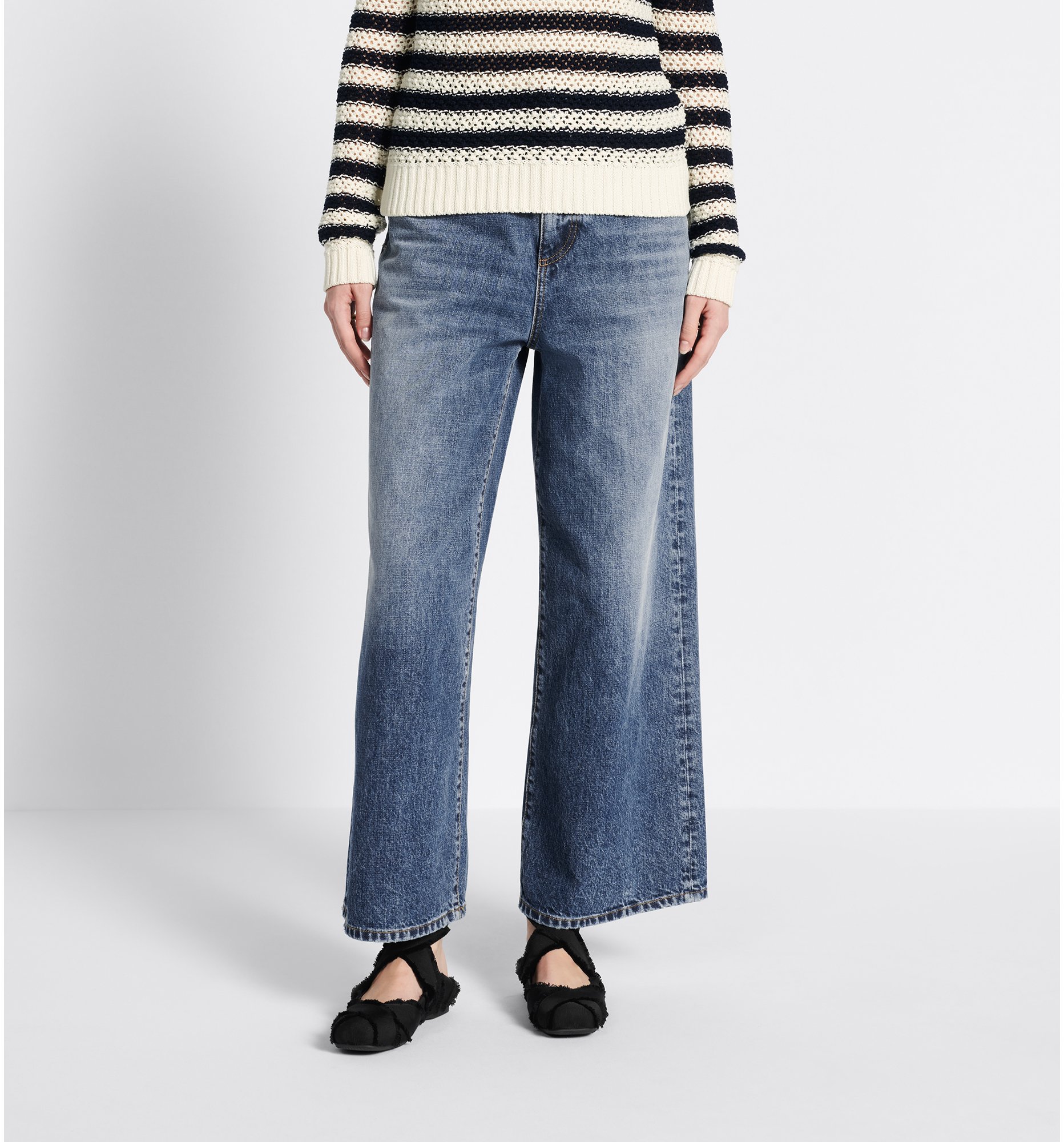 Dior 8 クロップド フレアジーンズ D07