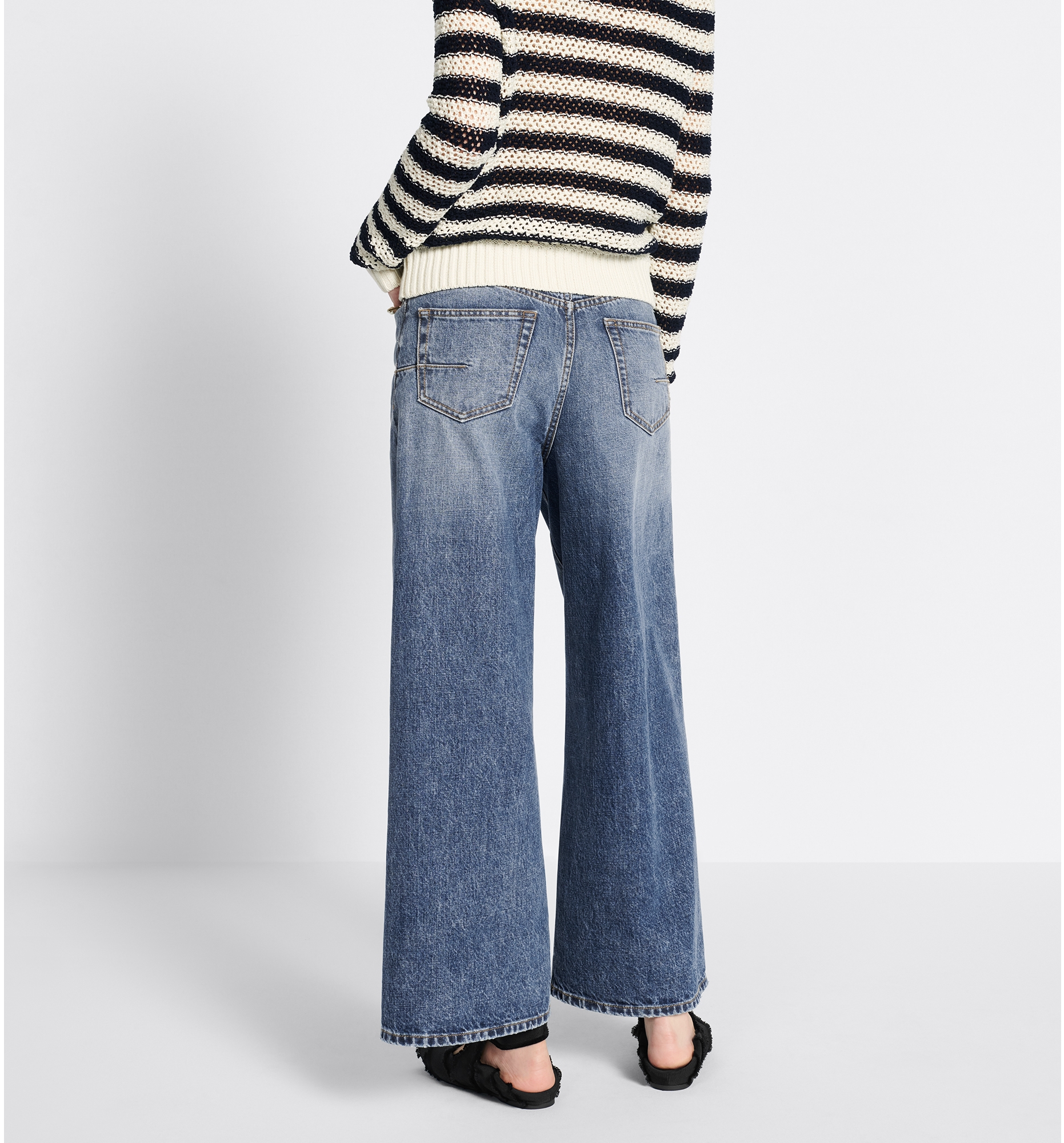 DIOR | Dior 8 クロップド フレアジーンズ D07 コットンデニム 