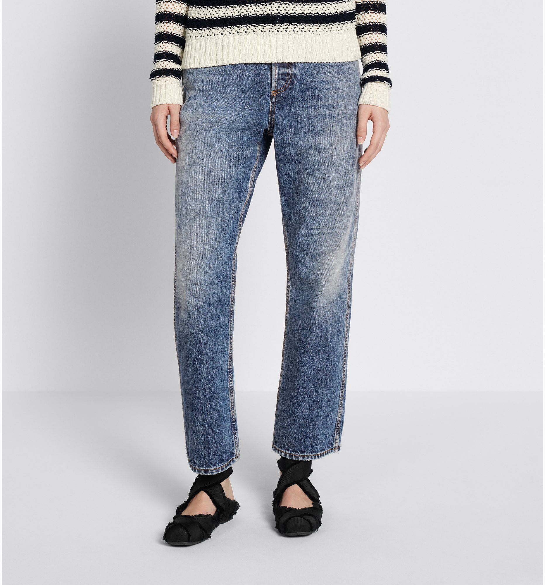 Amanda | Cropped Straight Jeans main image 1