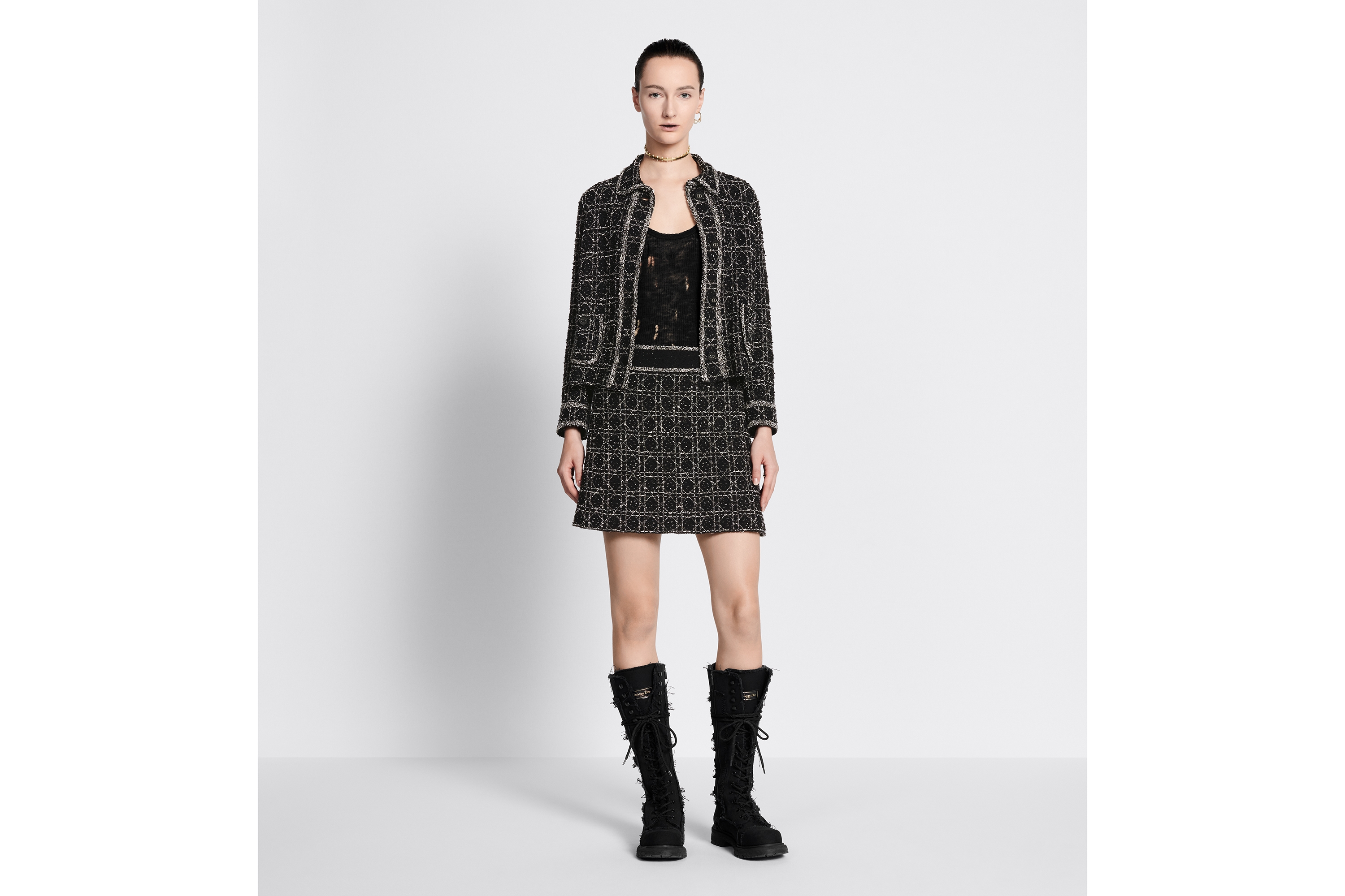 DIOR | ジャケット マクロカナージュ テクニカル コットン ツイード