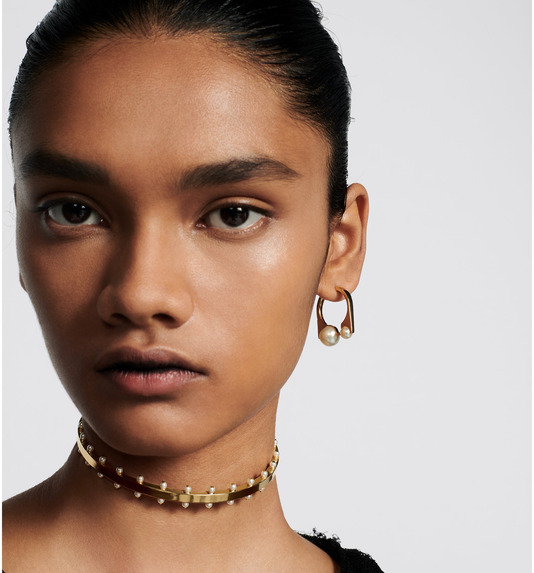 DIOR | Dior Tribales New Look ピアス ミディアム メタル & レジンパール