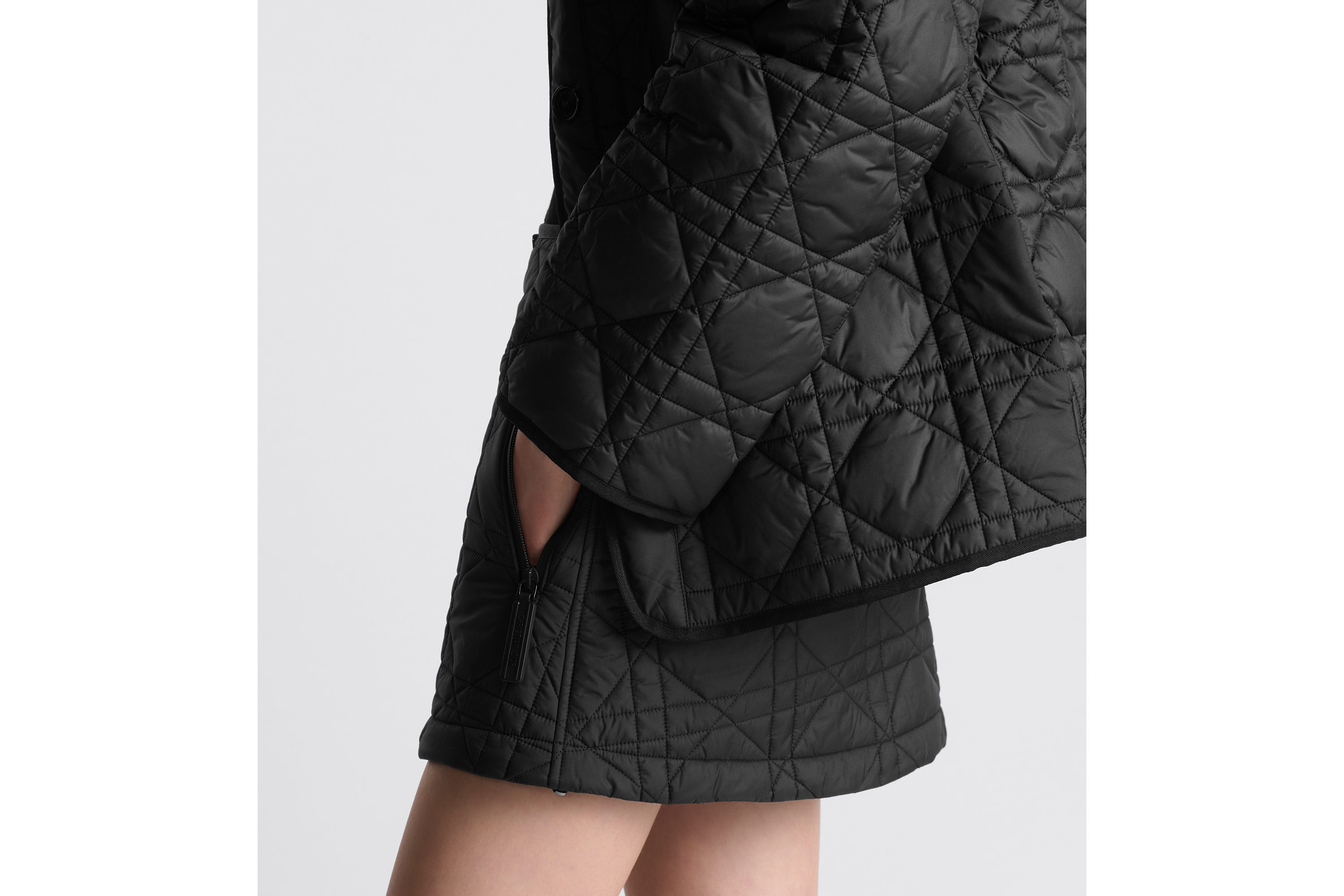 Macrocannage Miniskirt