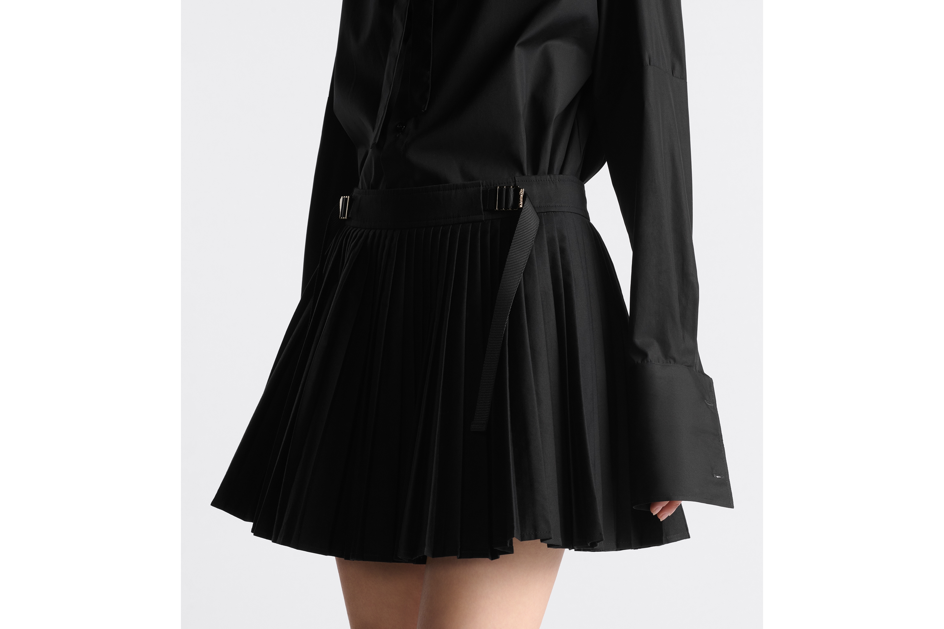 Pleated Miniskirt
