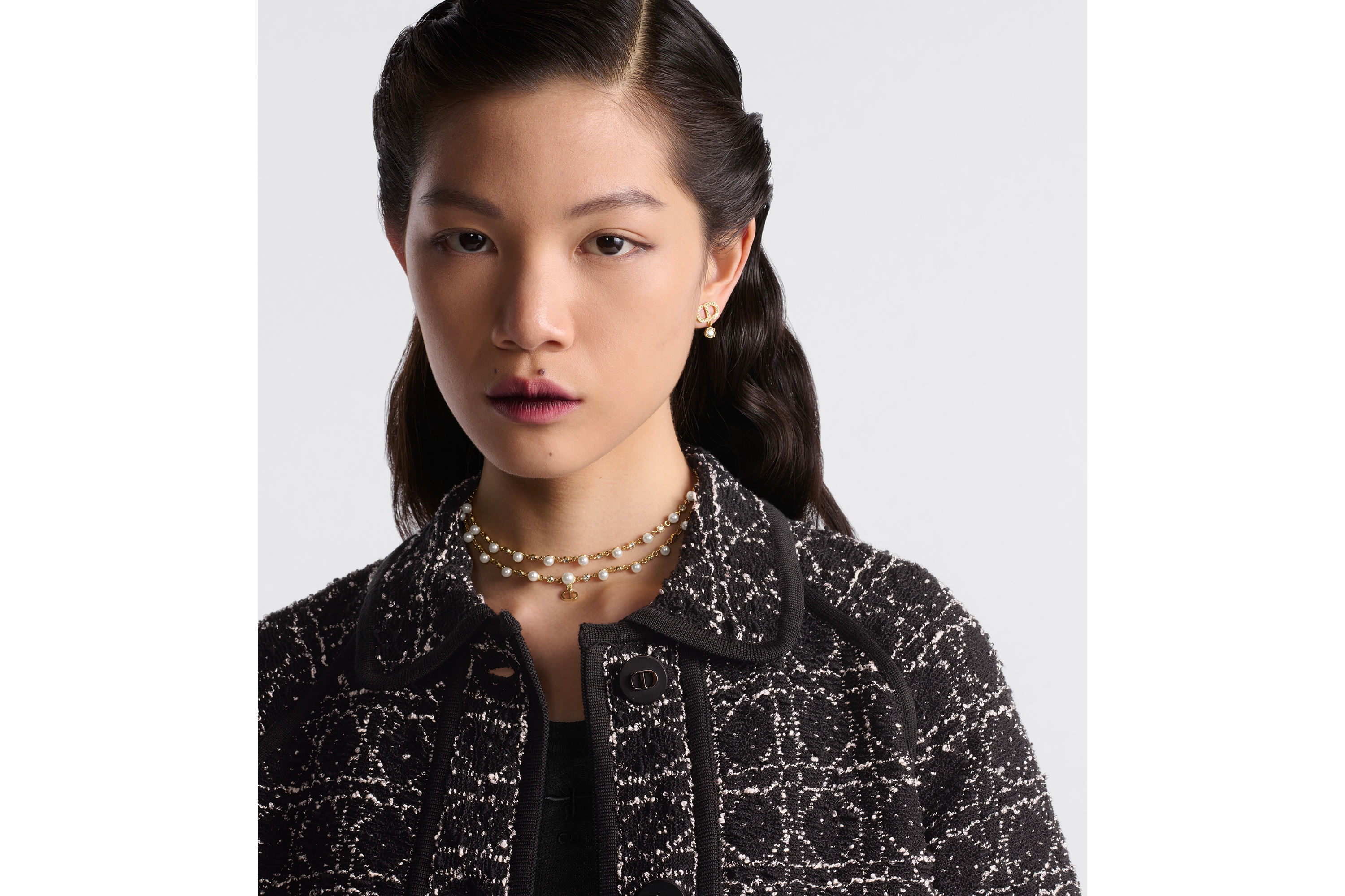 Macrocannage Short-Sleeved Jacket