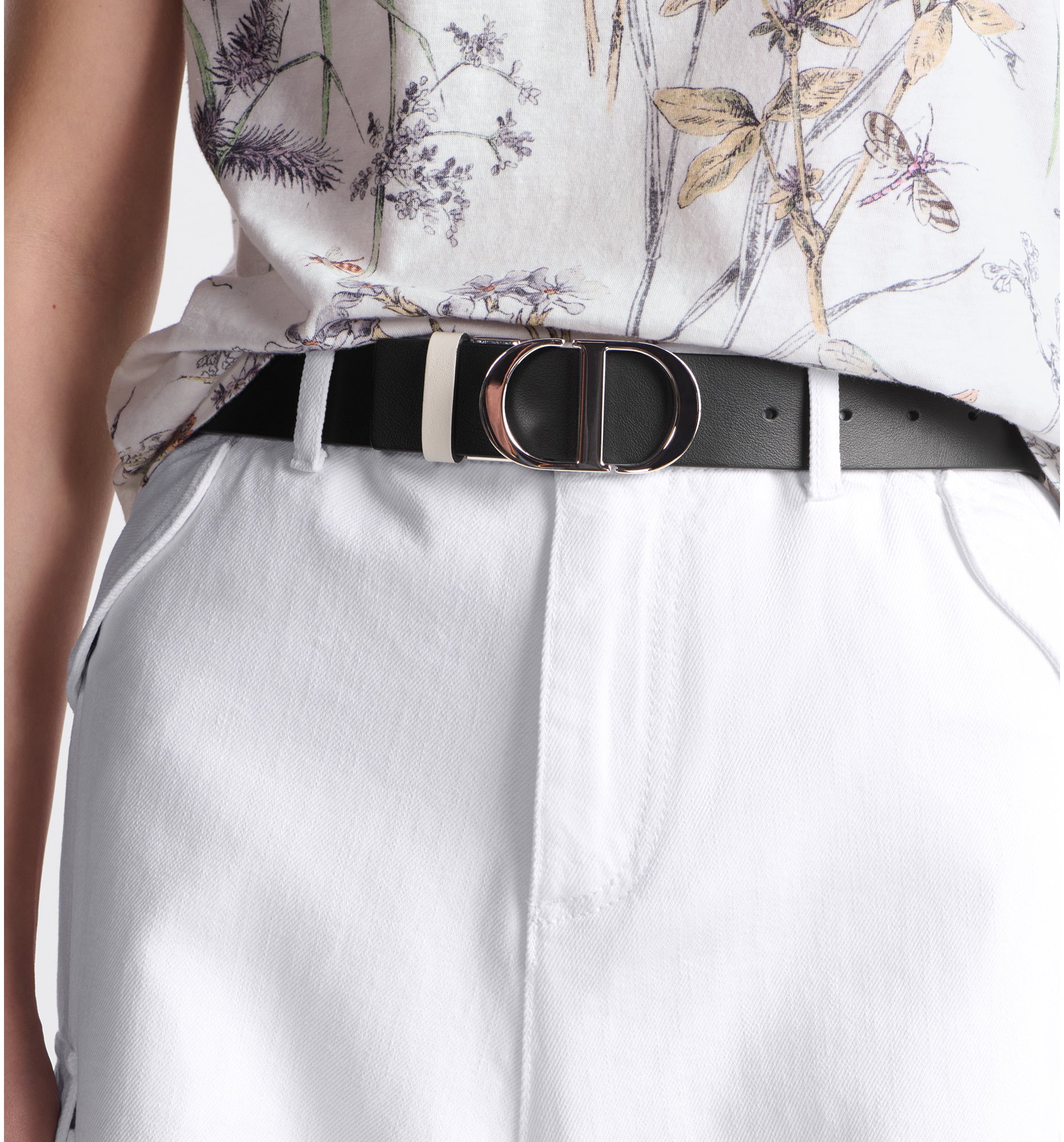 DIOR | 30 Montaigne リバーシブルベルト 35mm スムースカーフスキン