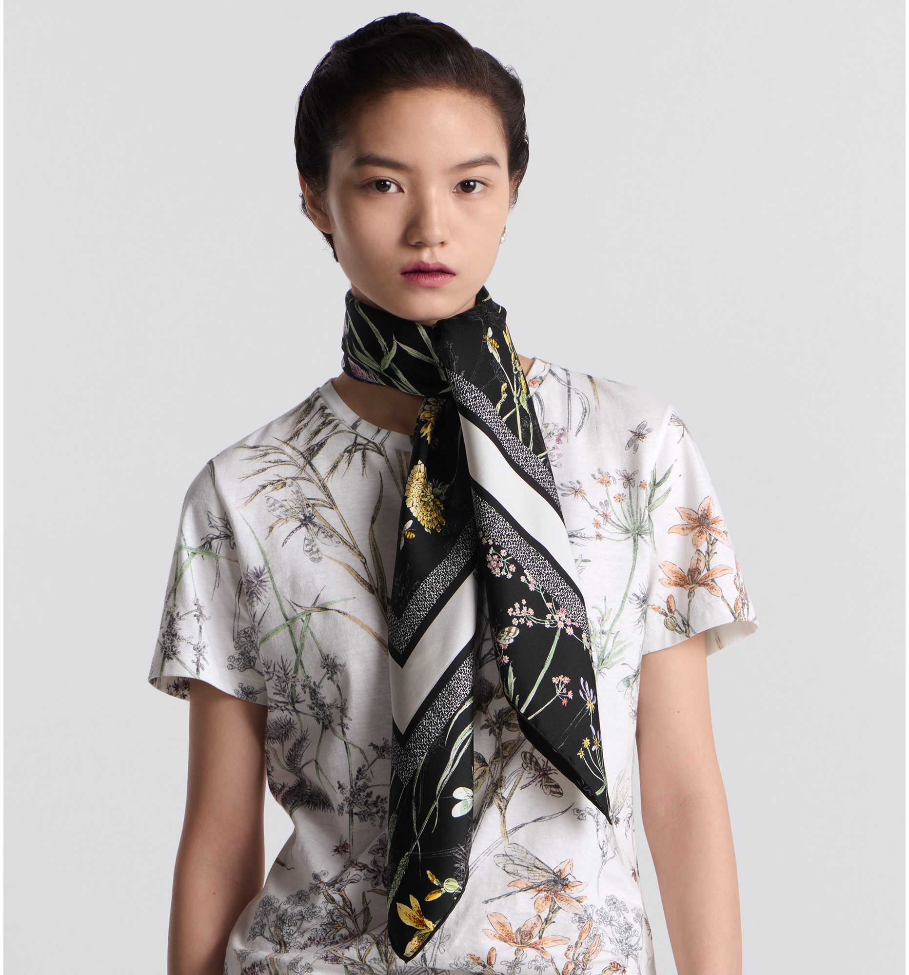 Dior スカーフ 90 Dior Birds 90 Square Scarf