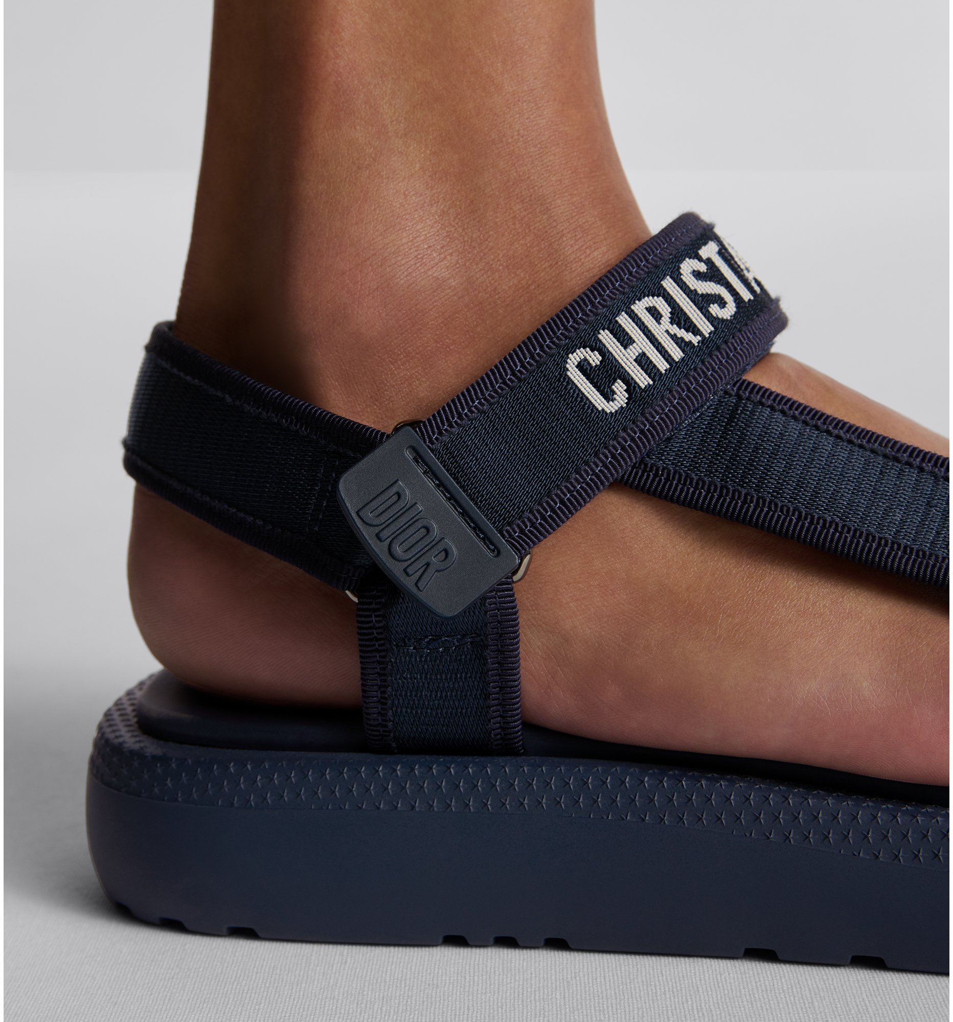 Dior oblique neoprene sandal hotsell