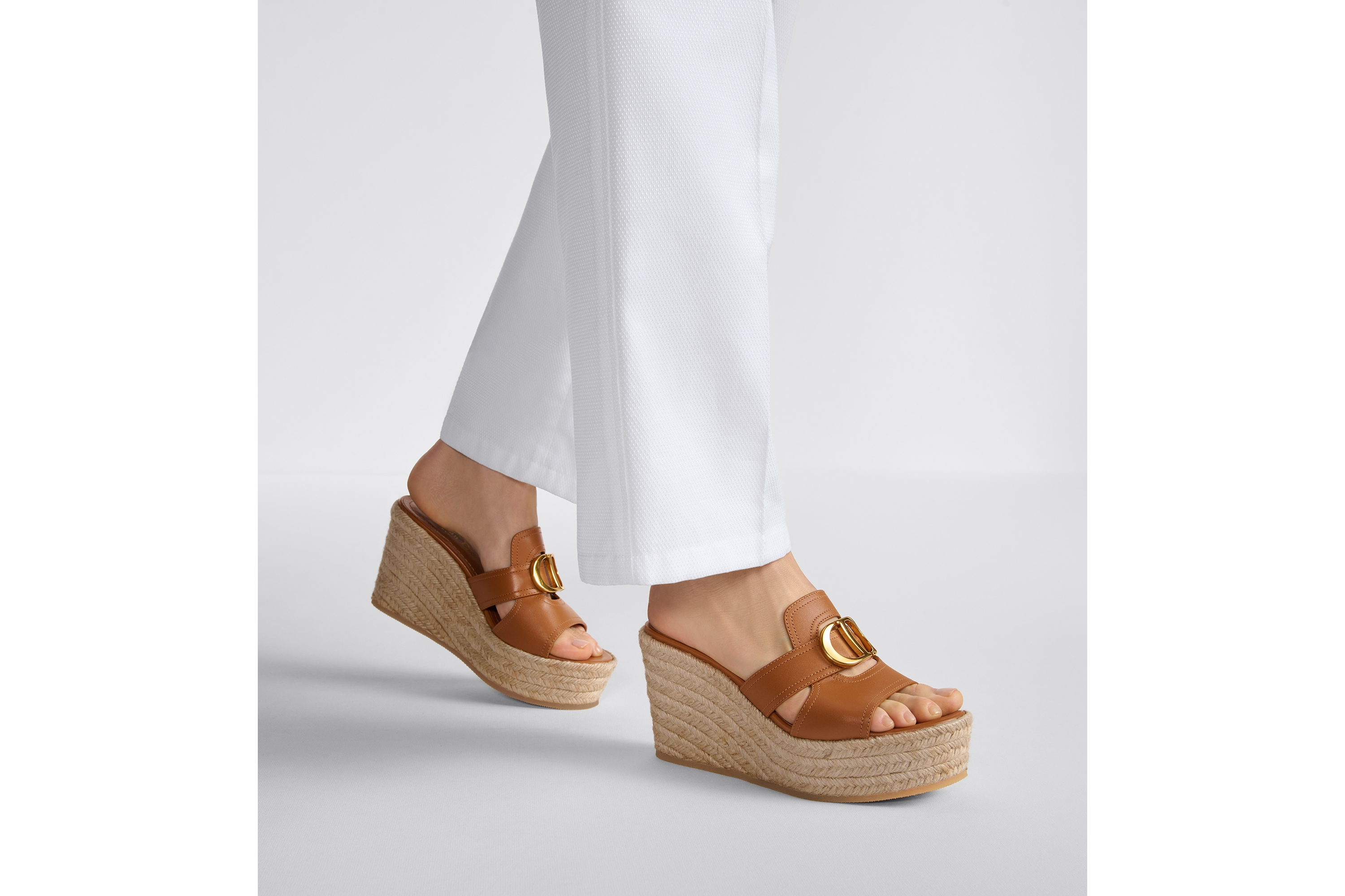 【新品】現行　ディオール30 MONTAIGNE ウェッジスライドサンダル 新品】現行 ディオール30 MONTAIGNE ウェッジスライドサンダル