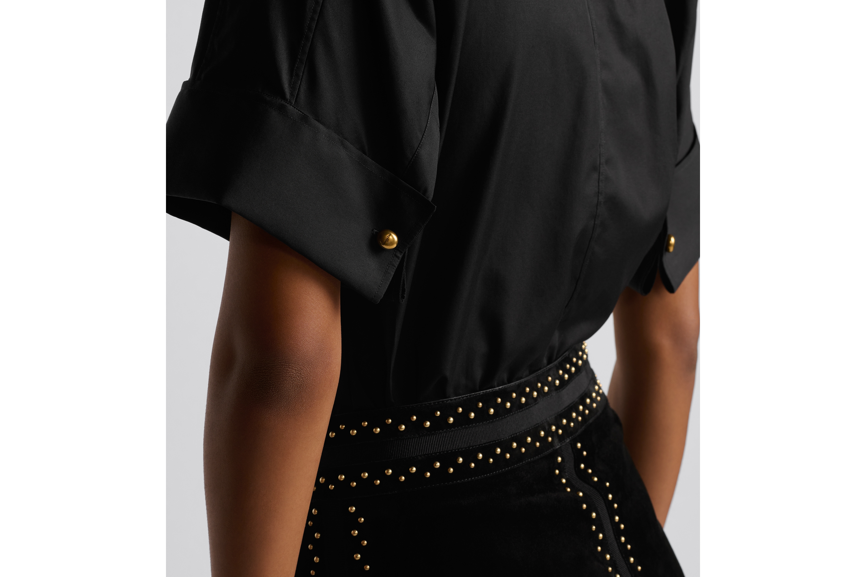 Blouse Dirndl Femme Dentelle - Manches Courtes, Col V, Translucide - Pour Oktoberfest, Fête, Costume Bavarois - 7