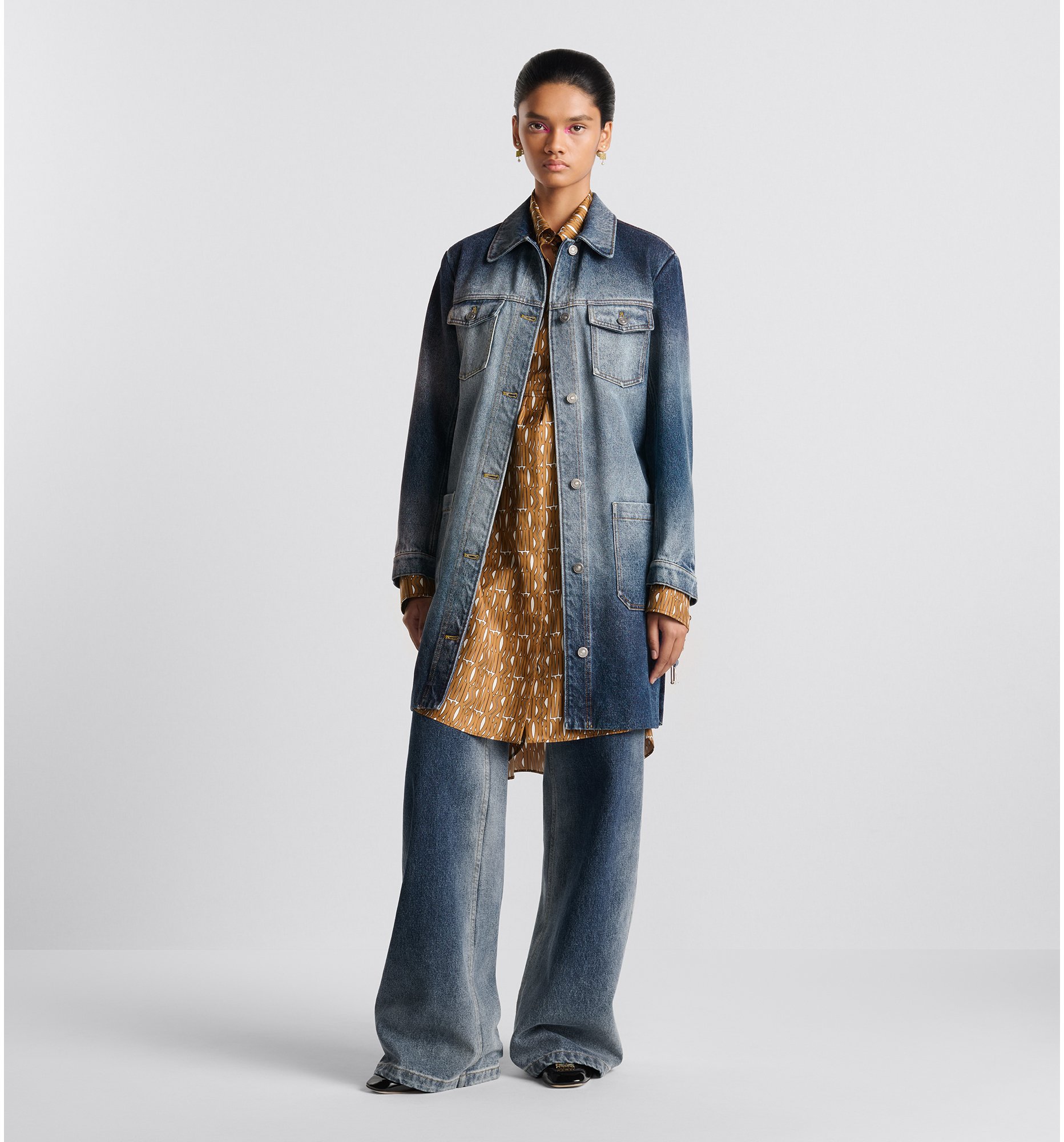 aria_look 長身腰帶外套 aria_frontView