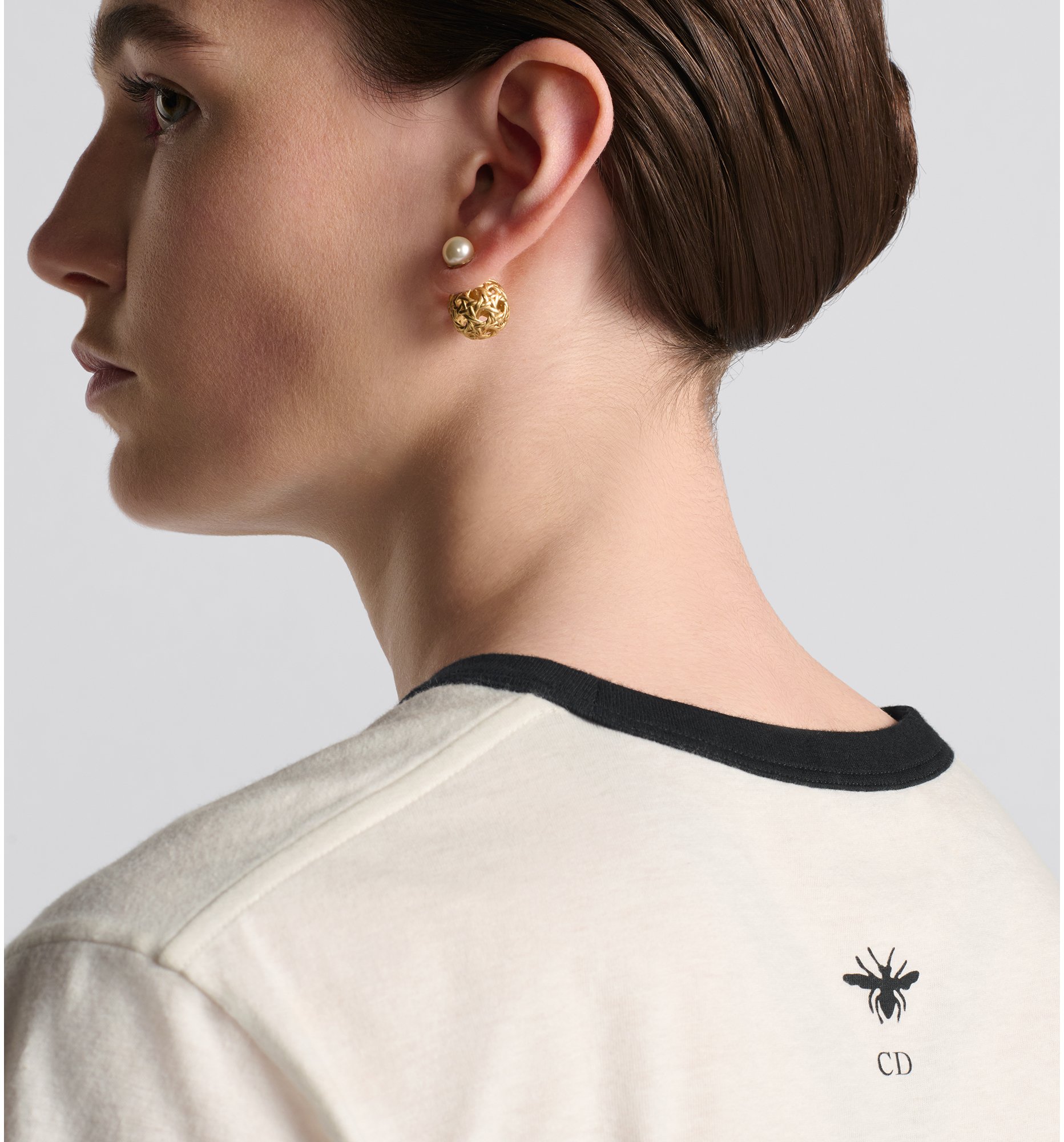 Dior tribal pearl earrings sales
