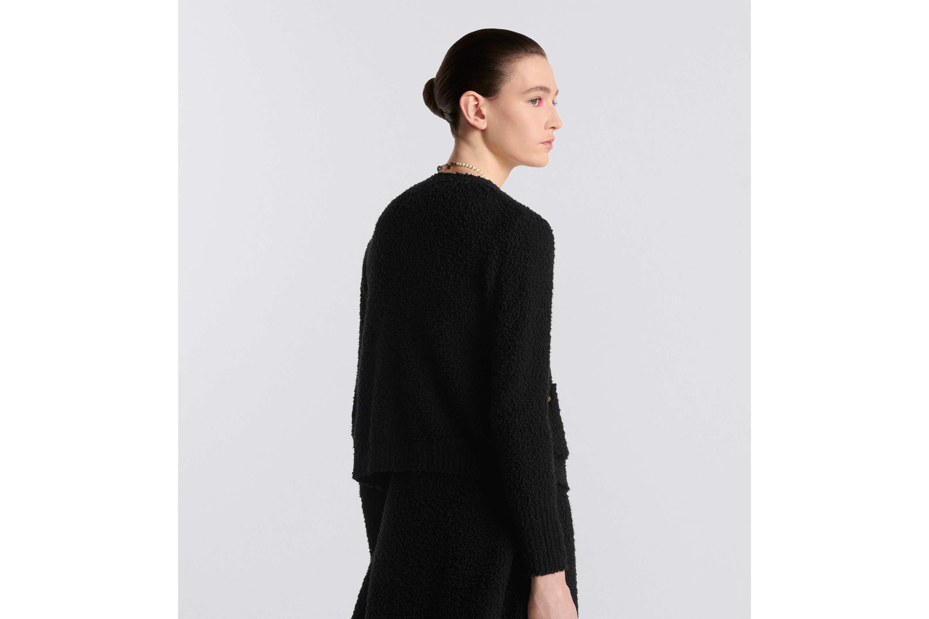 Look Twinset Black Cotton-Wool-Blend Knit E06