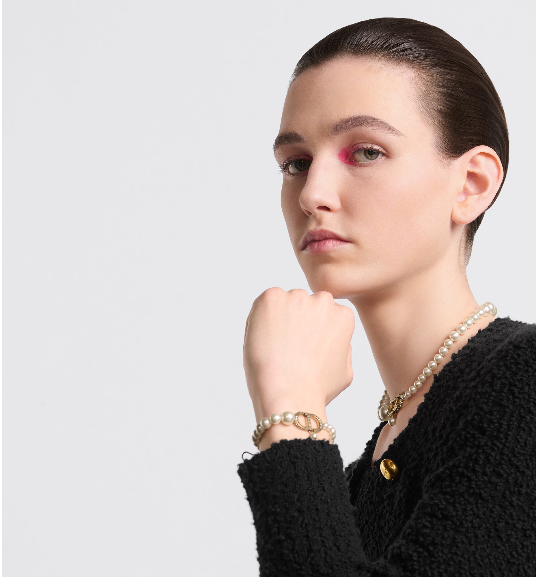 DIOR | 30 Montaigne ブレスレット メタル・レジンパール・クリスタル