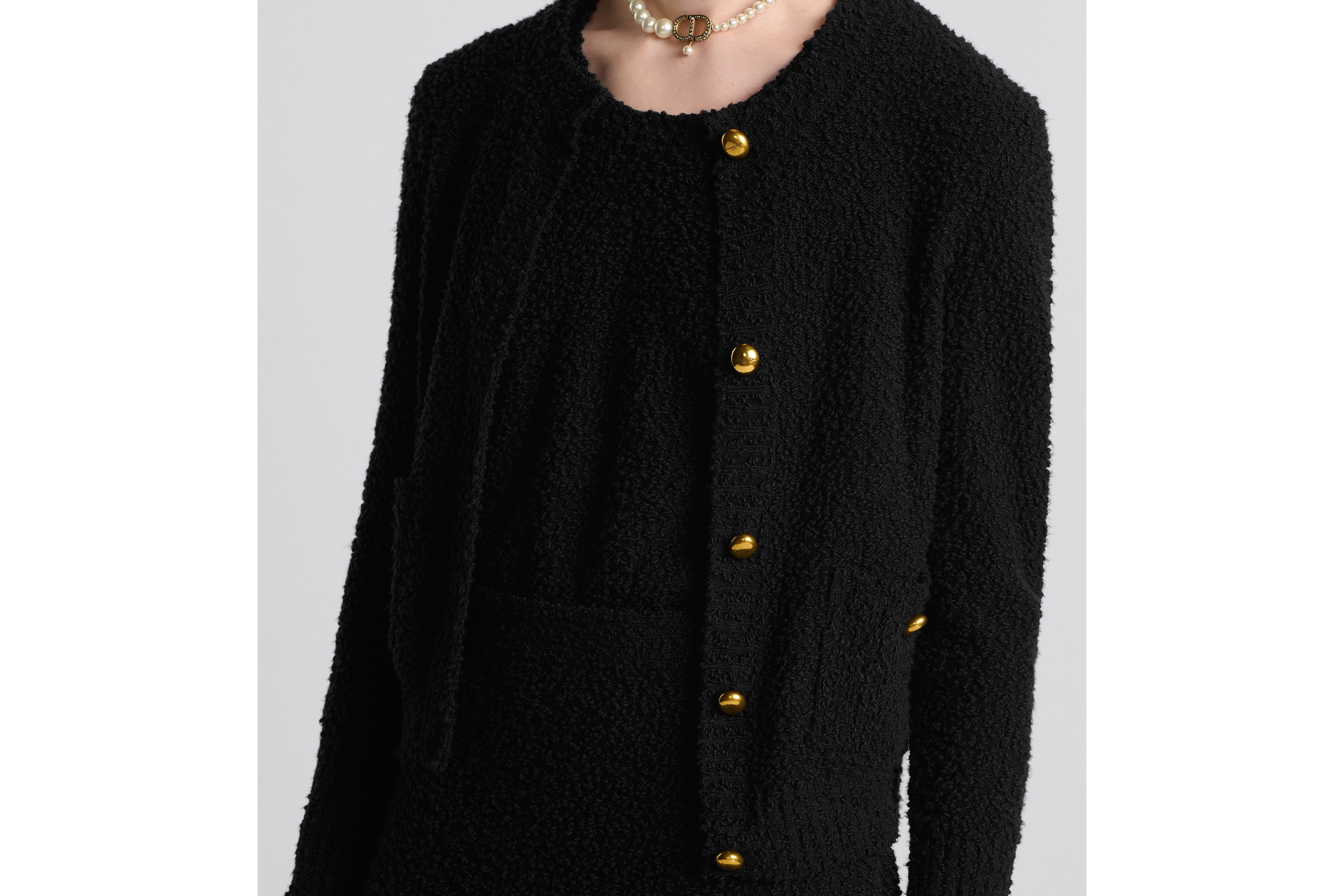 Look Twinset Black Cotton-Wool-Blend Knit E17