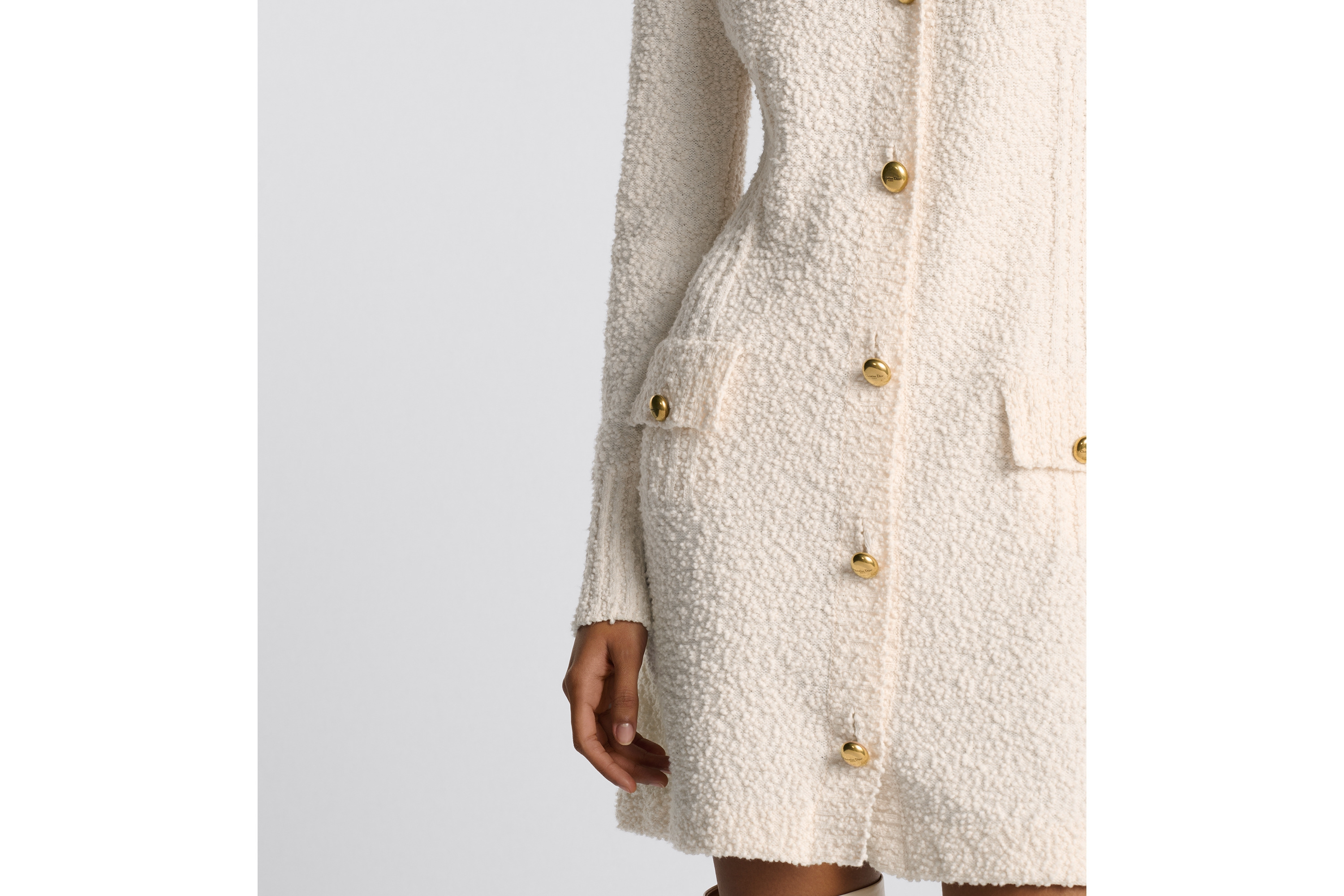 Cardigan Lungo Donna Lemoniade - Maglione Autunno/Inverno, Made In EU, 4 Modelli Disponibili - Foto 4