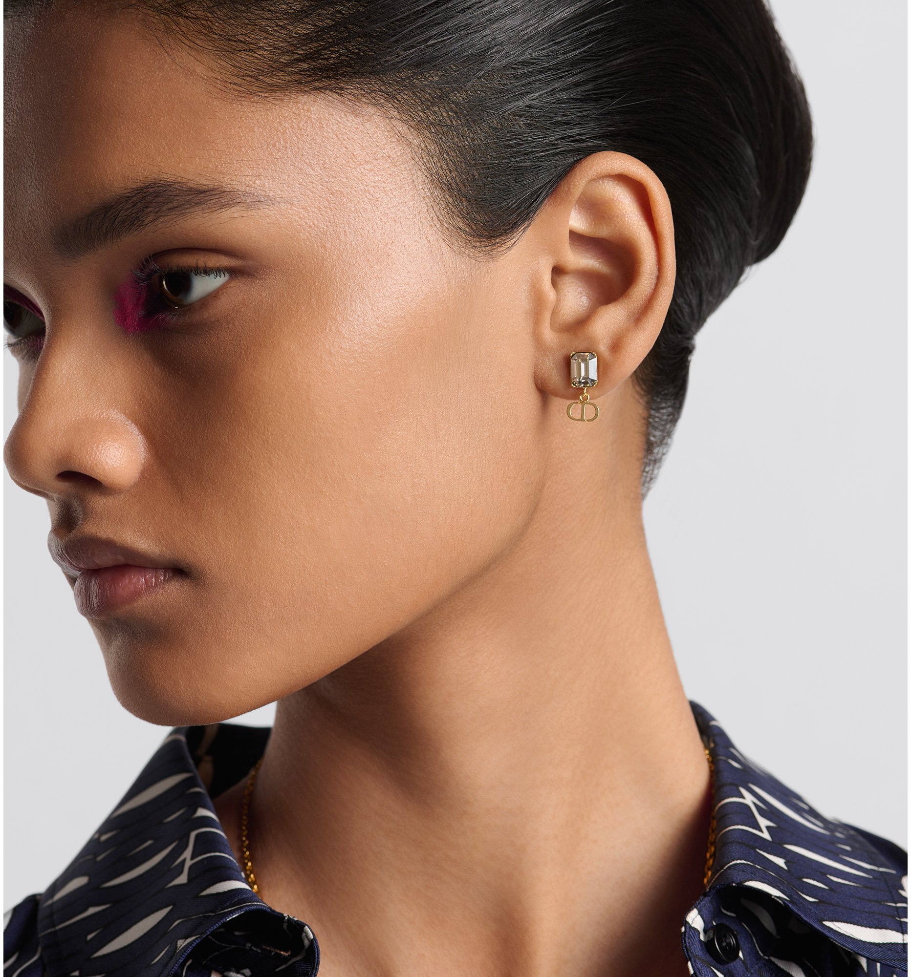 DIOR | Petit CD ピアス メタル・レジンパール・クリスタル