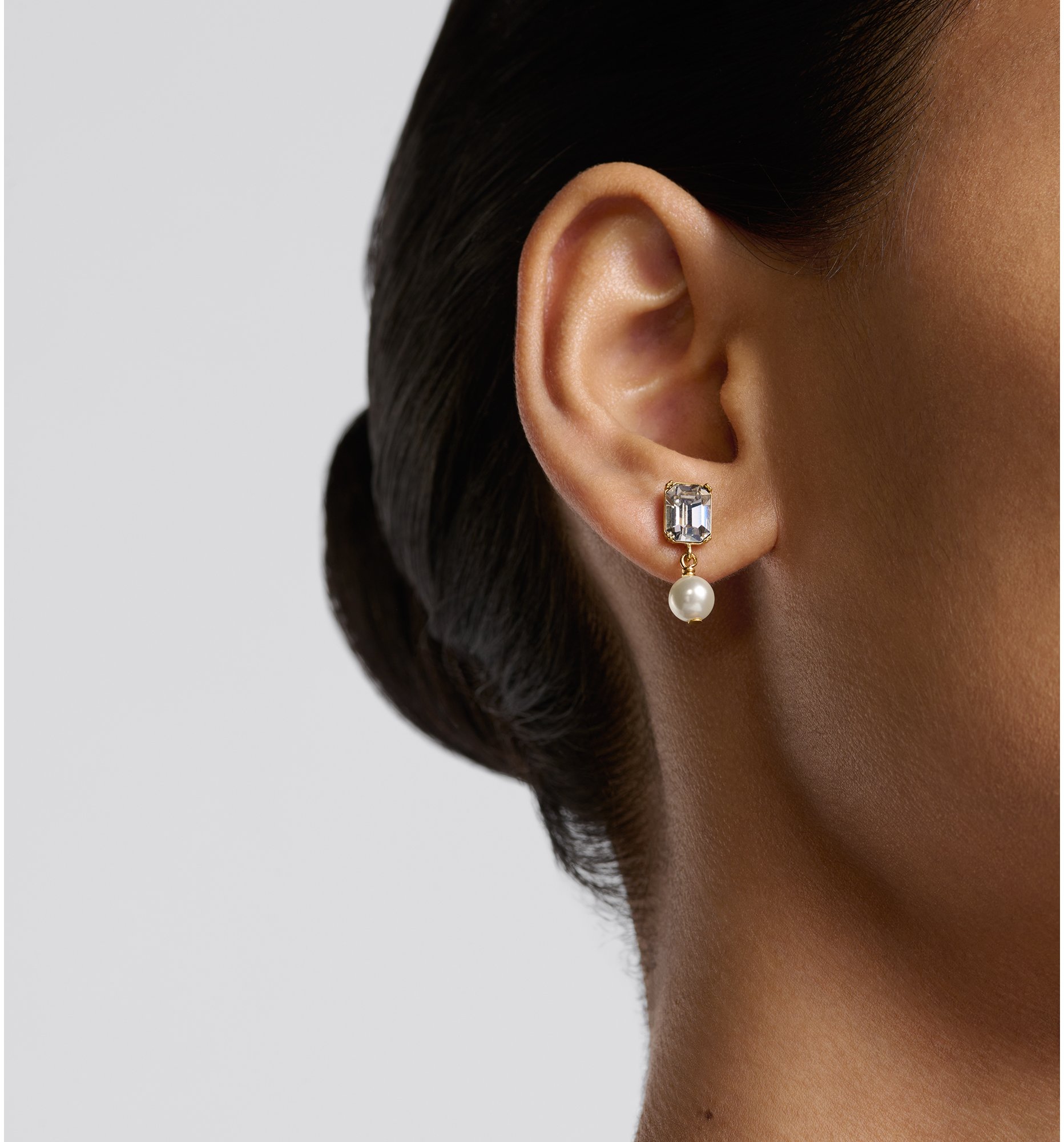 DIOR | Petit CD ピアス メタル・レジンパール・クリスタル