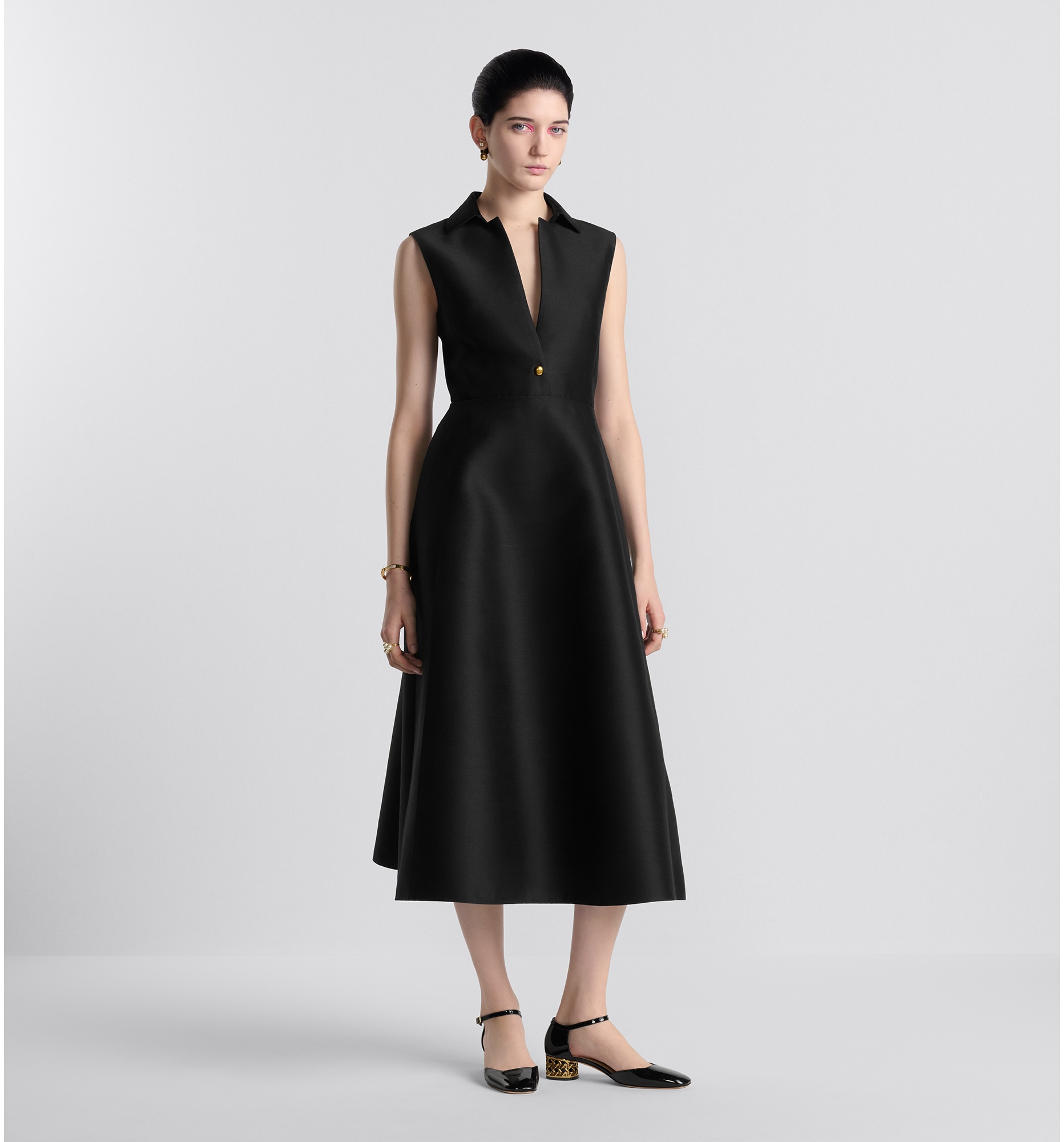 maison celon ロングワンピース maison celon satin v long dress