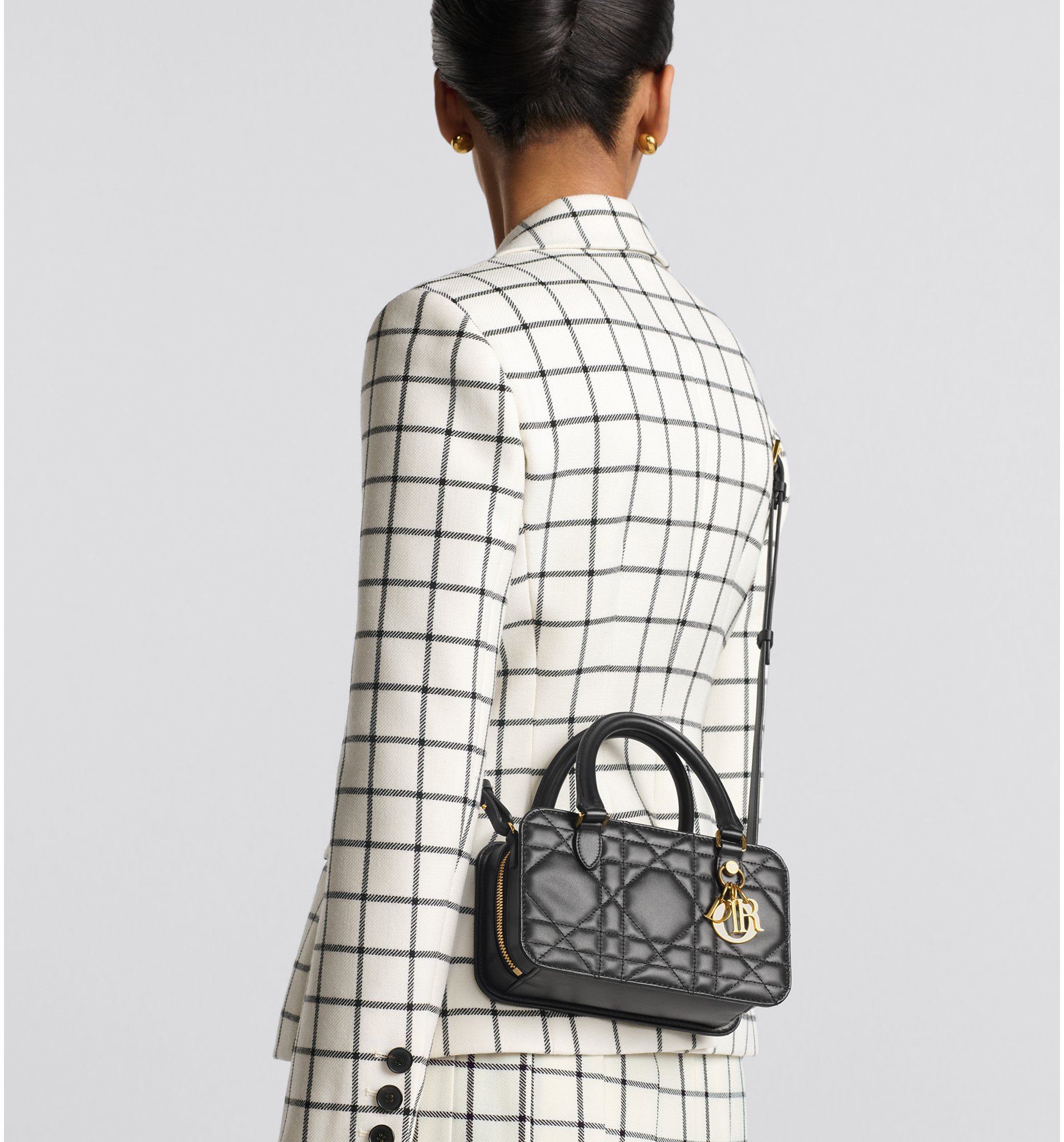 My Dior Mini Doctor Bag Black Macrocannage Lambskin DIOR