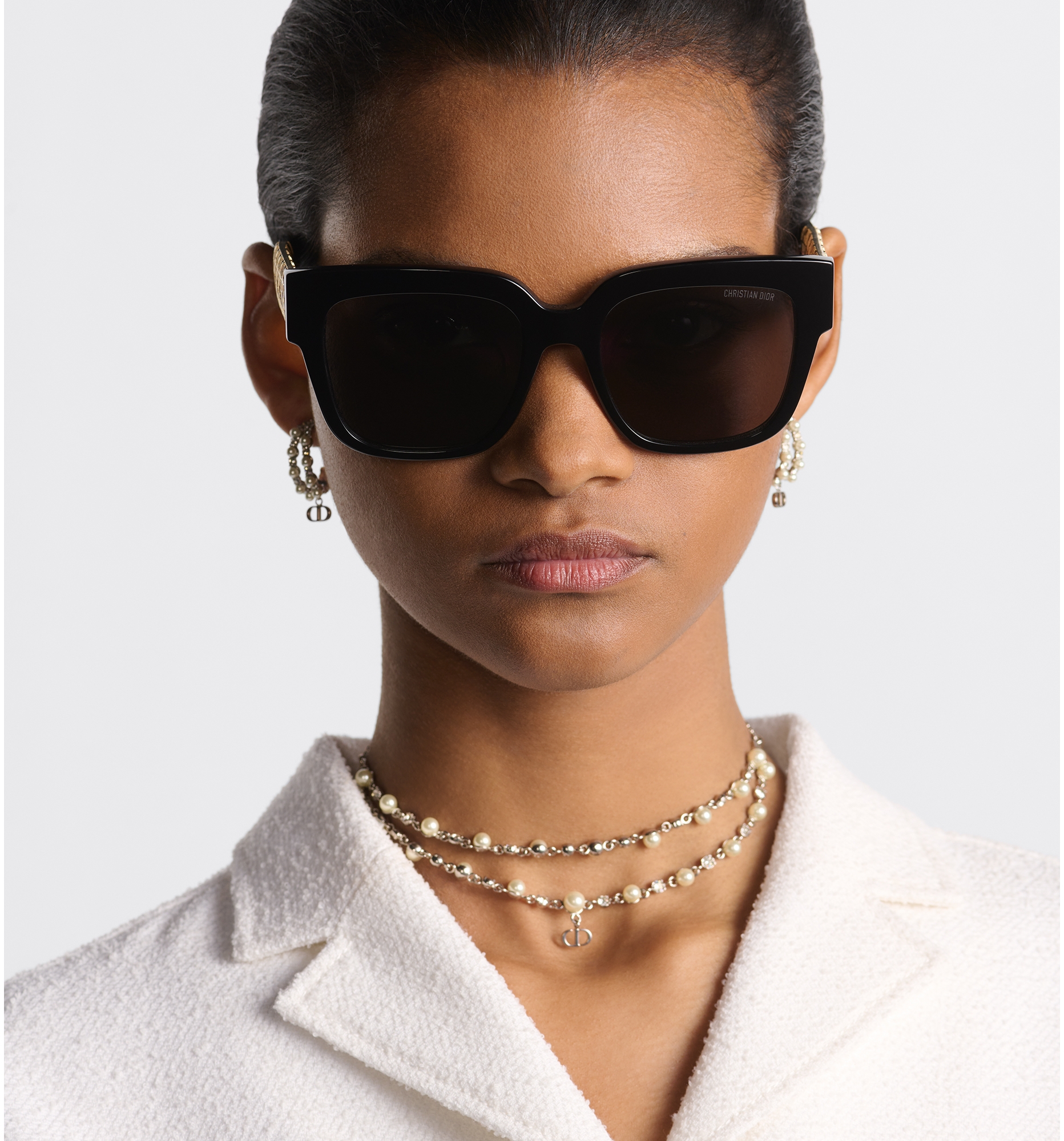 DioResille S1I Black Square Sunglasses DIOR
