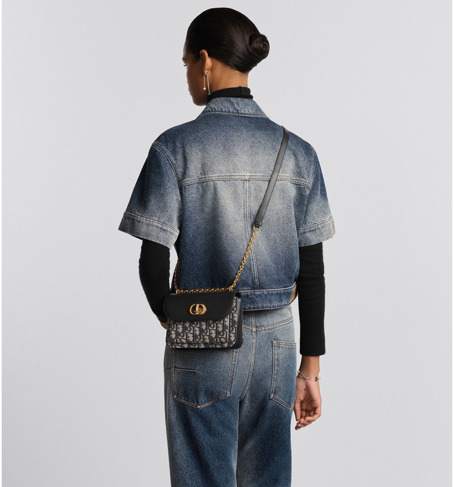 DIOR Miss Maddy Mini Bag Blue Dior Oblique Jacquard And Smooth Calfskin Women
