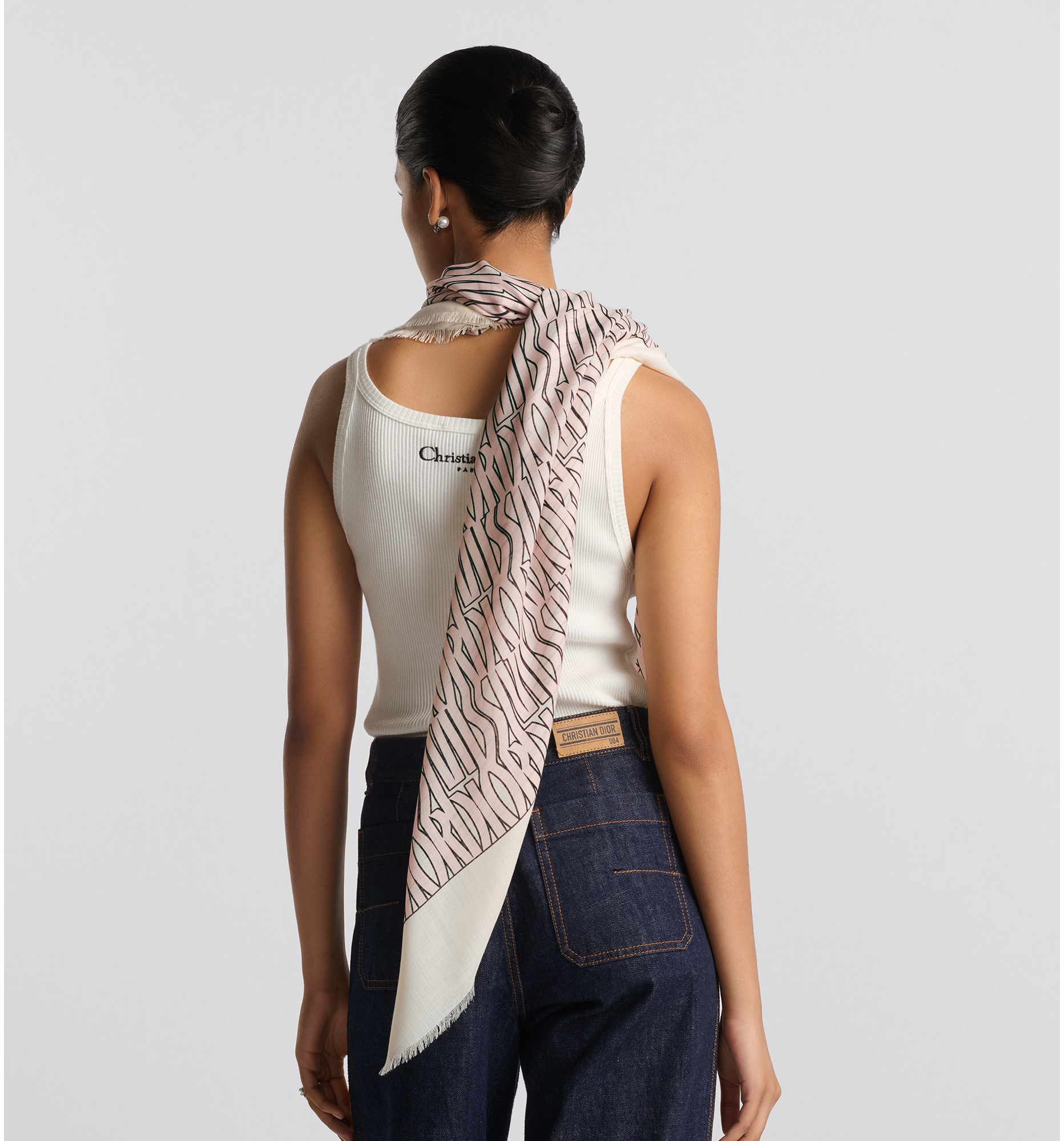 DIOR | Miss Dior Allover ショール ウール・カシミヤ・シルク 