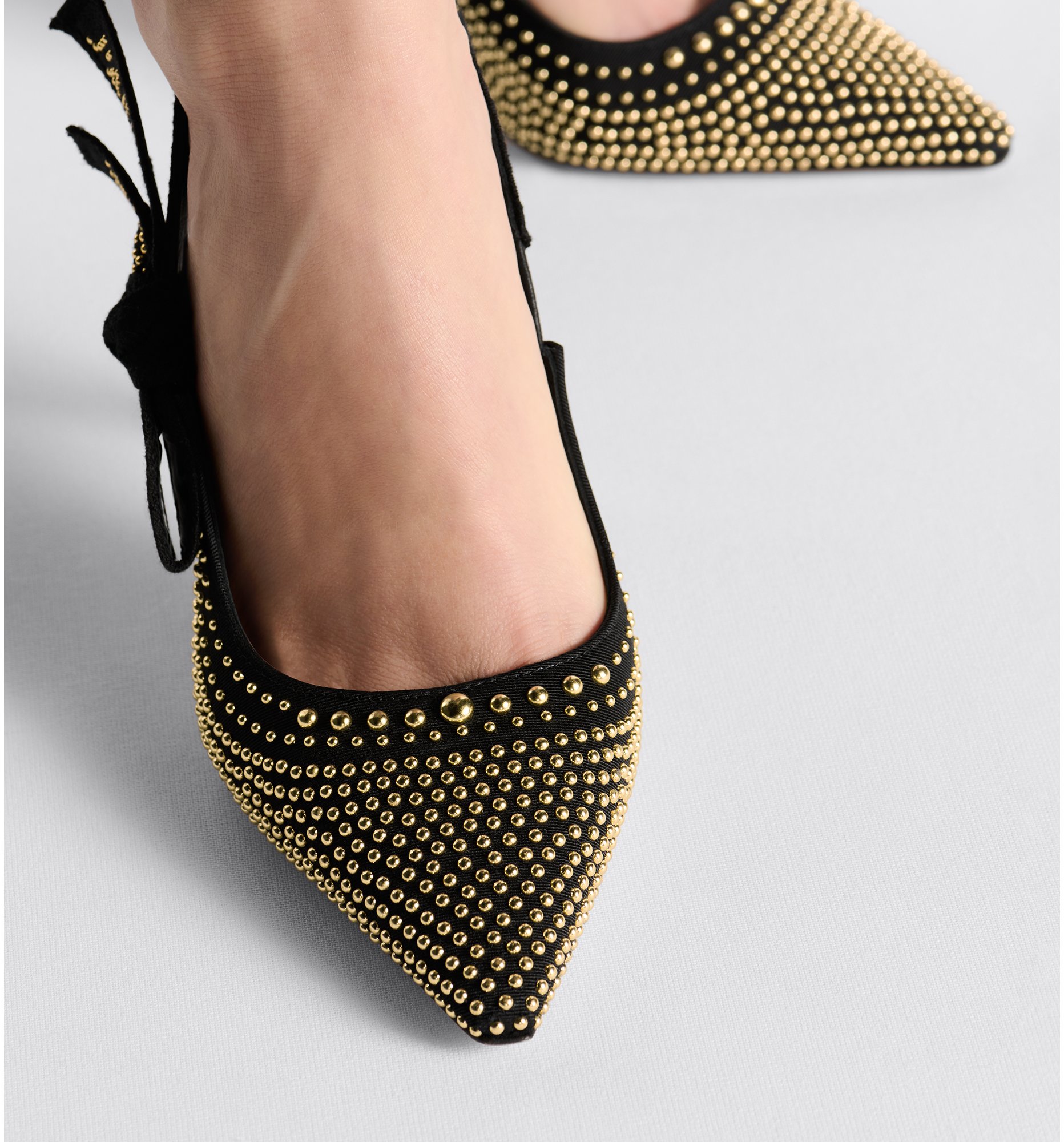 Dior gold pumps discount