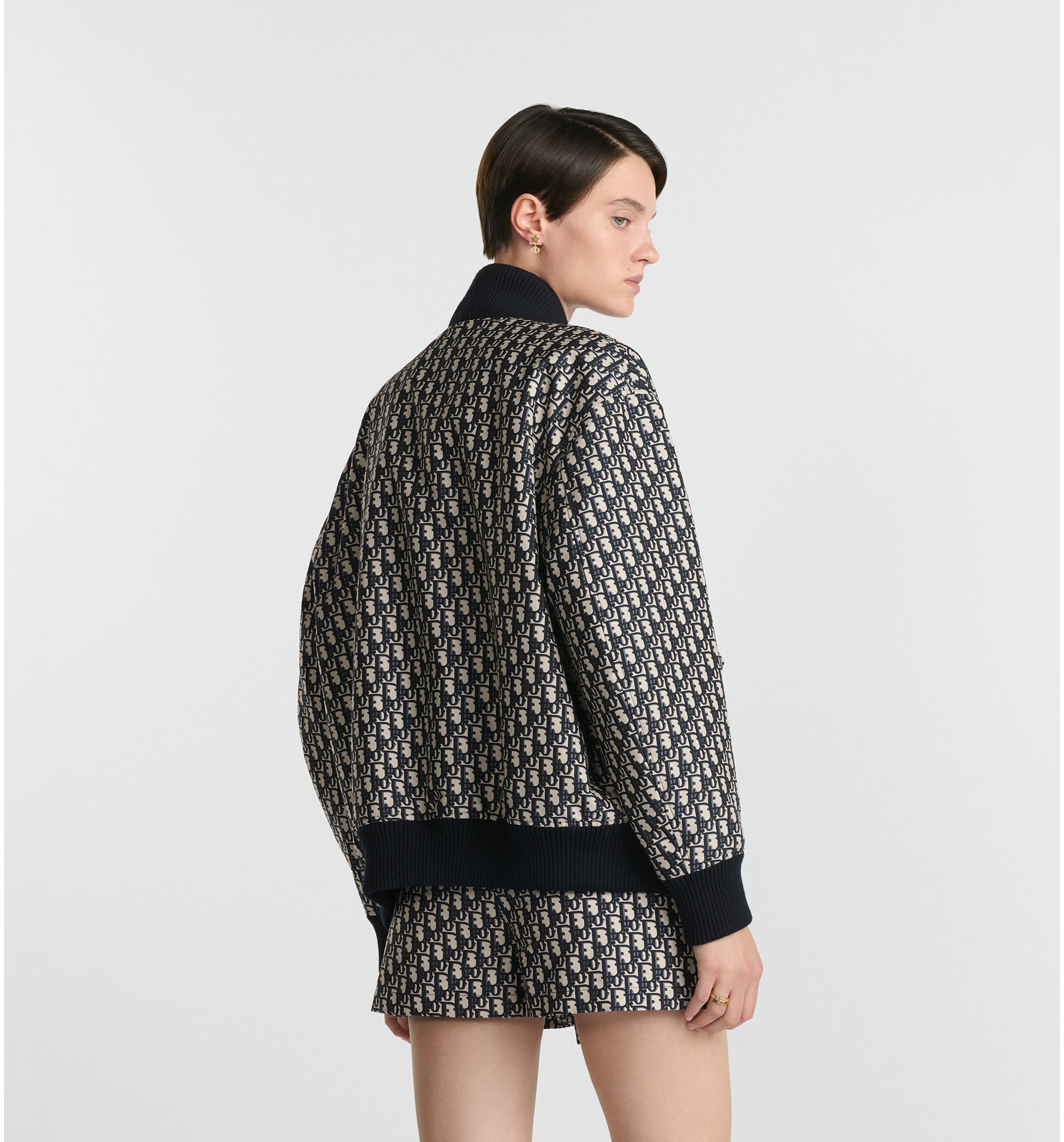 aria_look Padded Bomber Jacket Top shot view