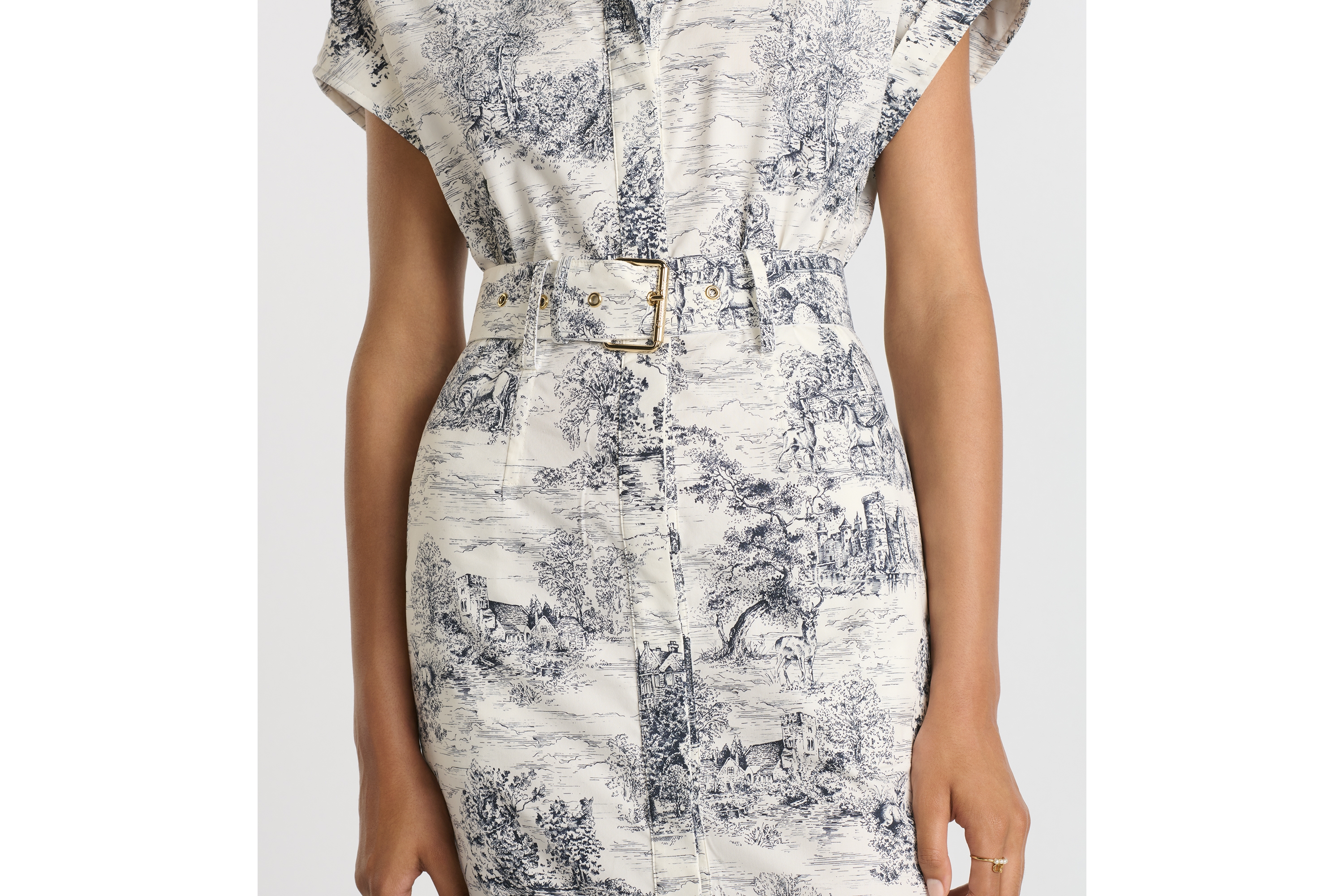 Robe Chemser à Effet Enveloppant en Sergé Flude | RW&CO. | Classc