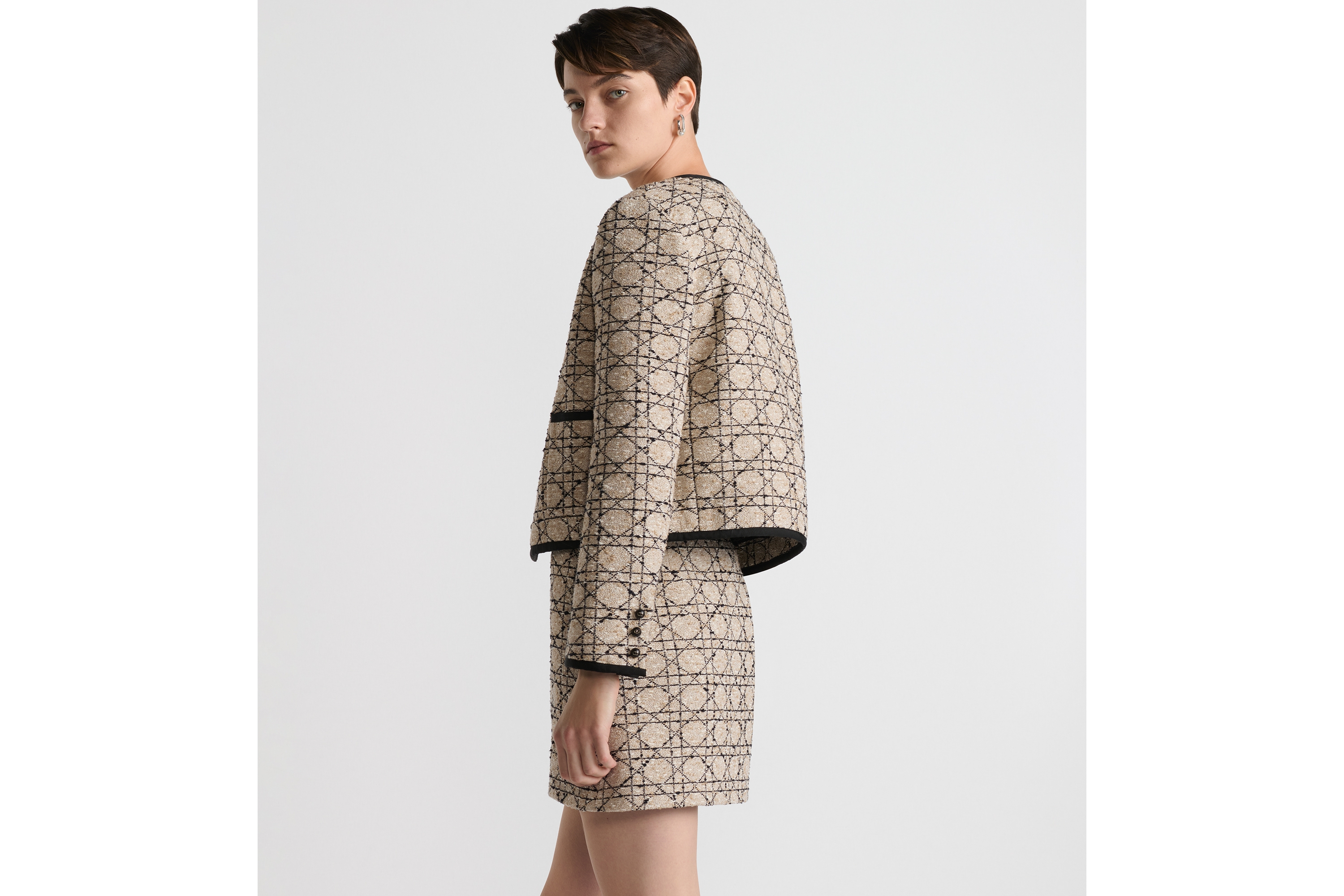 Cannage Cropped Jacket