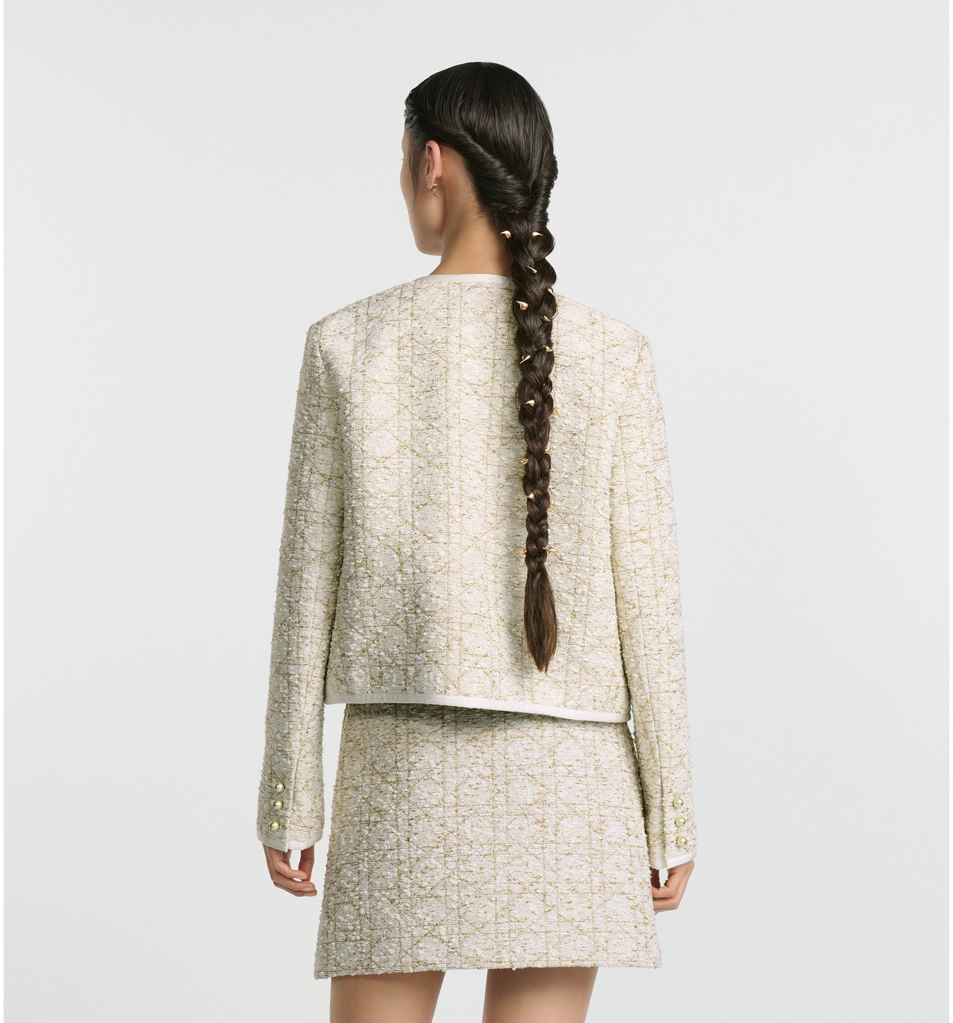aria_look Dior Or Macrocannage Miniskirt Top shot view