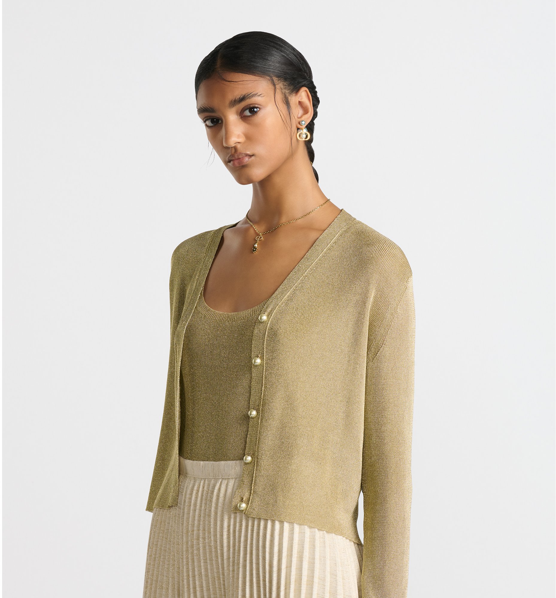 aria_look Twin-set Dior Or aria_threeQuarterOpenedView