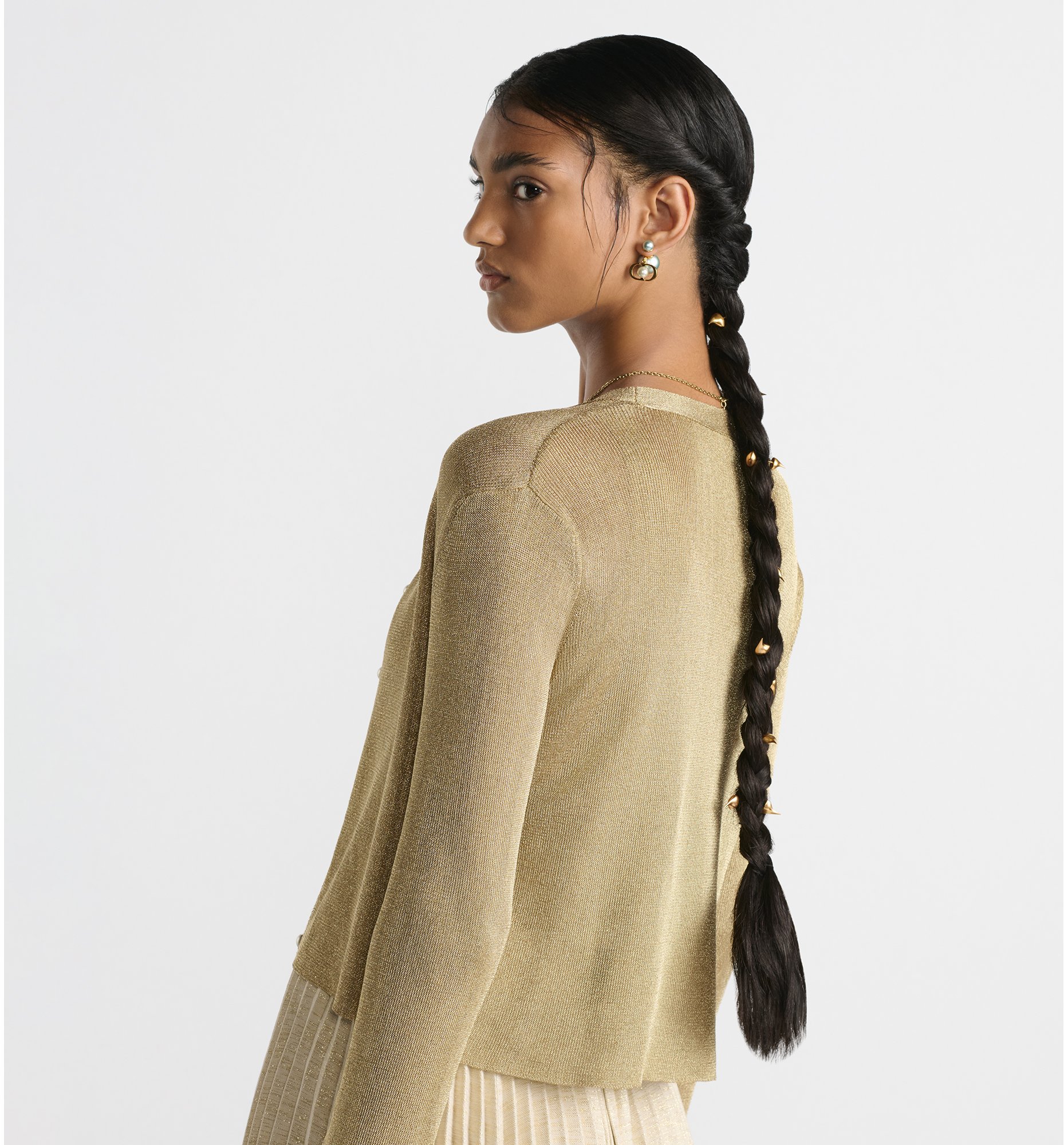 aria_look Twin-set Dior Or aria_threeQuarterBackView