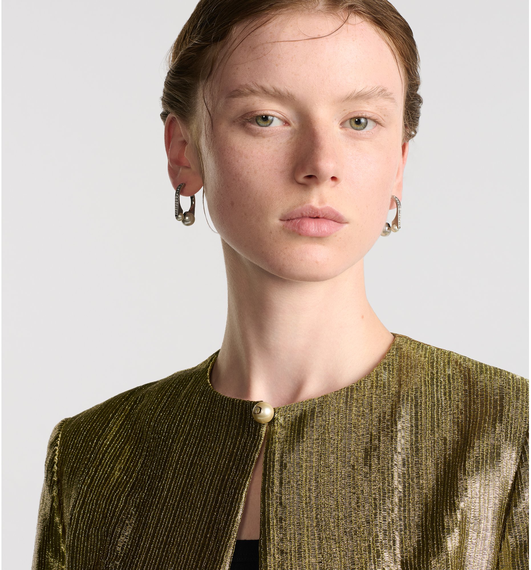 aria_look Kurzärmlige Dior Or Jacke aria_wornViewCropped