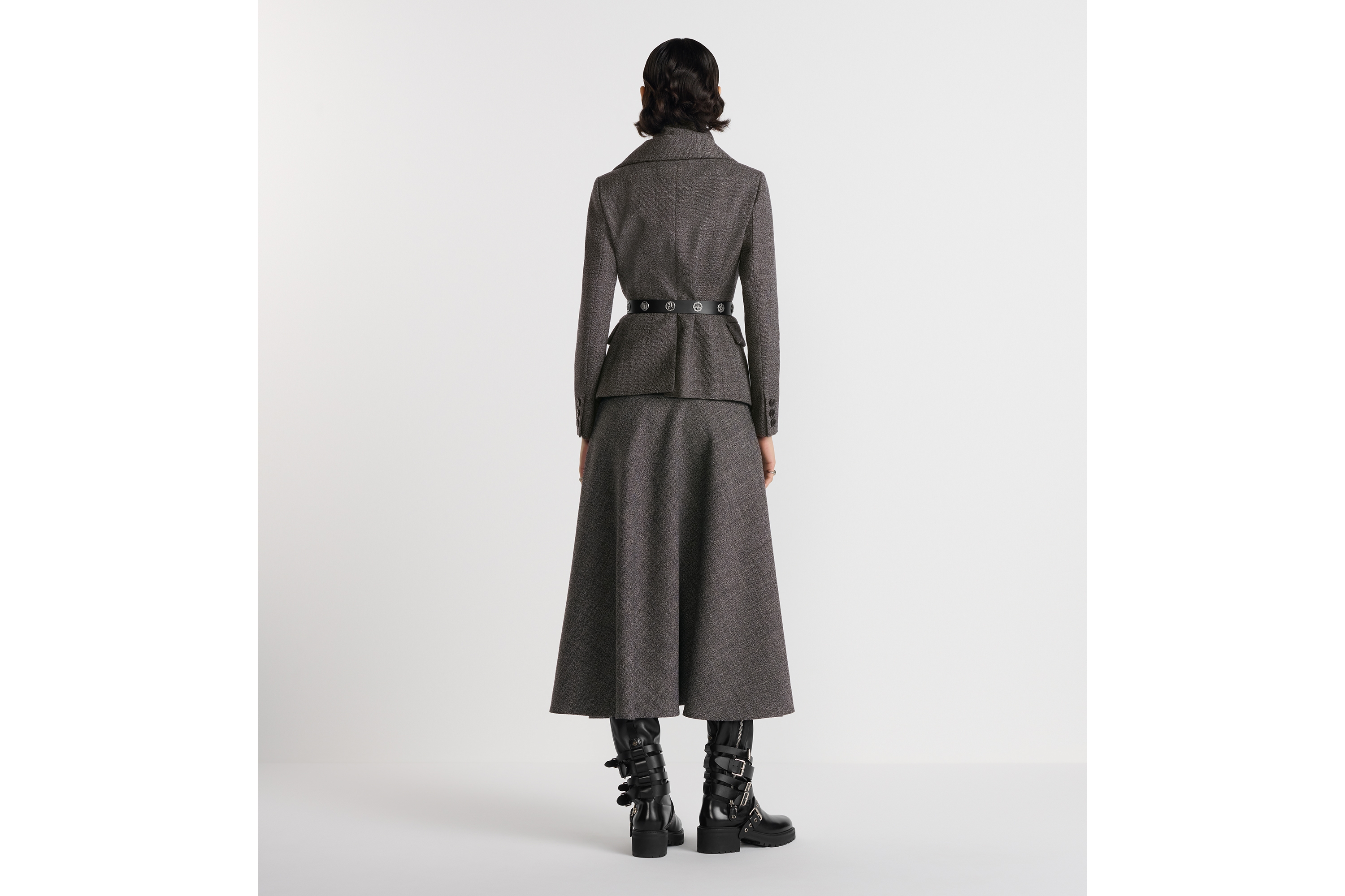 Flared Mid-Length Skirt